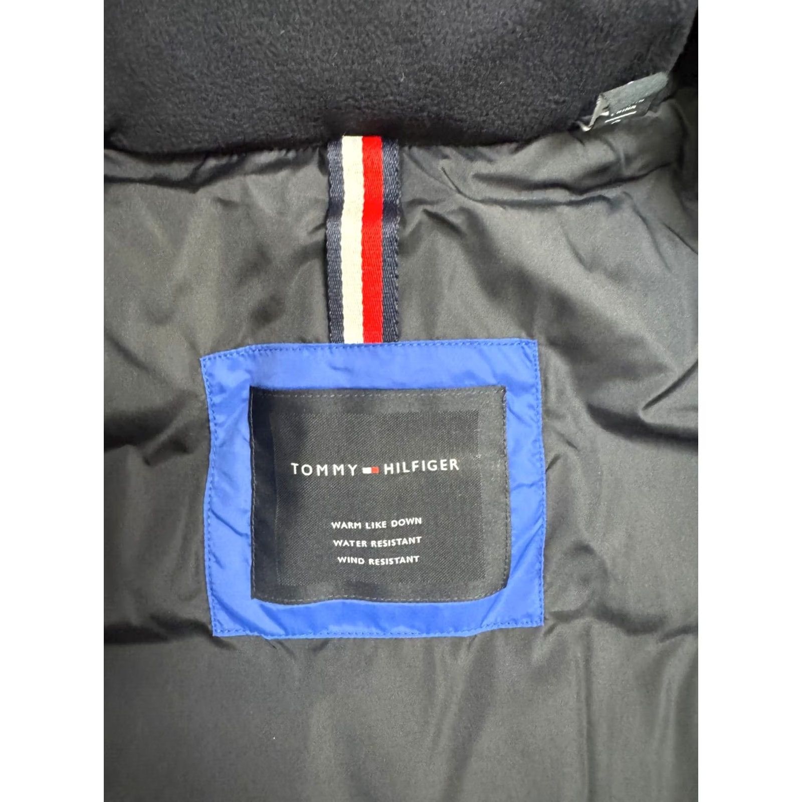 Tommy Hilfiger Tommy Hilfiger Men's Puffer Jacket Blue Logo Wind & Water Resistant Coat Large Jacket Size US L / EU 52-54 / 3 - 4 Thumbnail