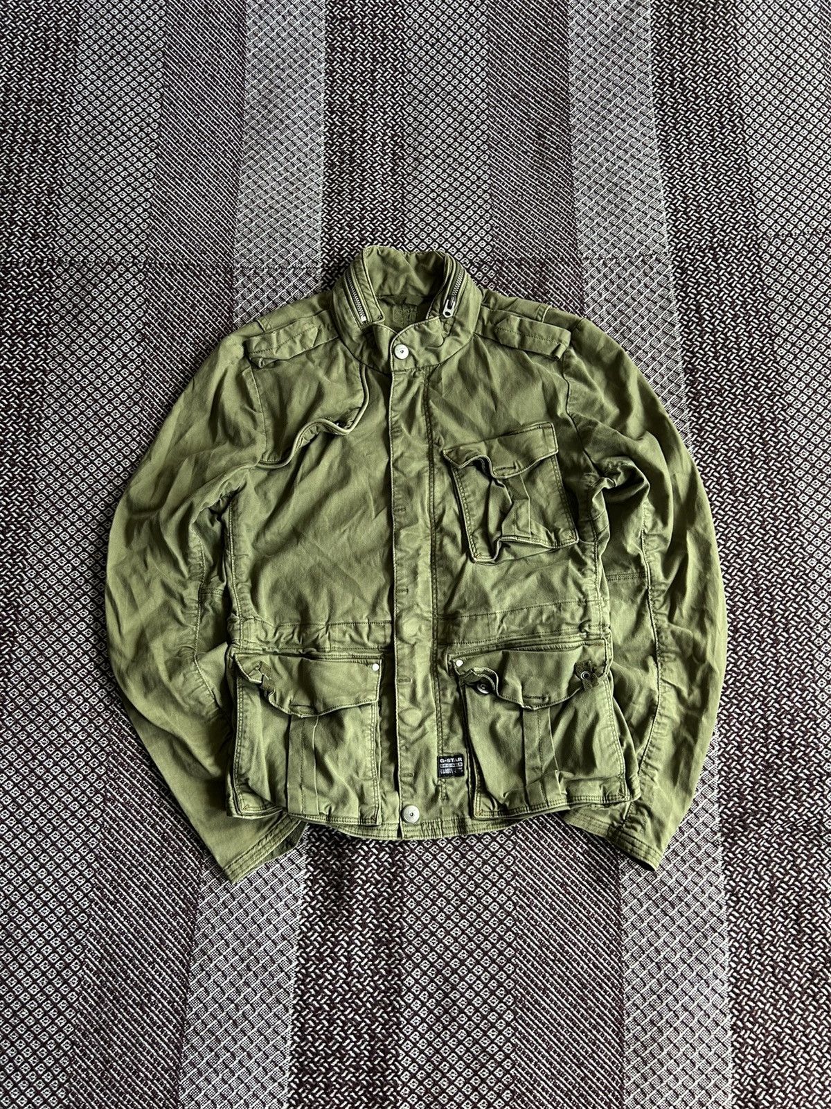 G-Star G-star Raw Cargo Line Women Denim Jacket Military Style Sz M Size M / US 6-8 / IT 42-44 - 1 Thumbnail