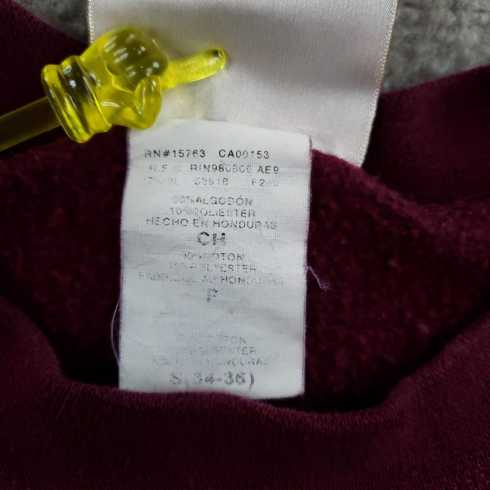 Hanes VINTAGE Hanes Sweatshirt Mens M Red Pullover Crewneck Fleece Heavyweight Cotton Polyester PrintPro Y2K Size US M / EU 48-50 / 2 - 6 Thumbnail