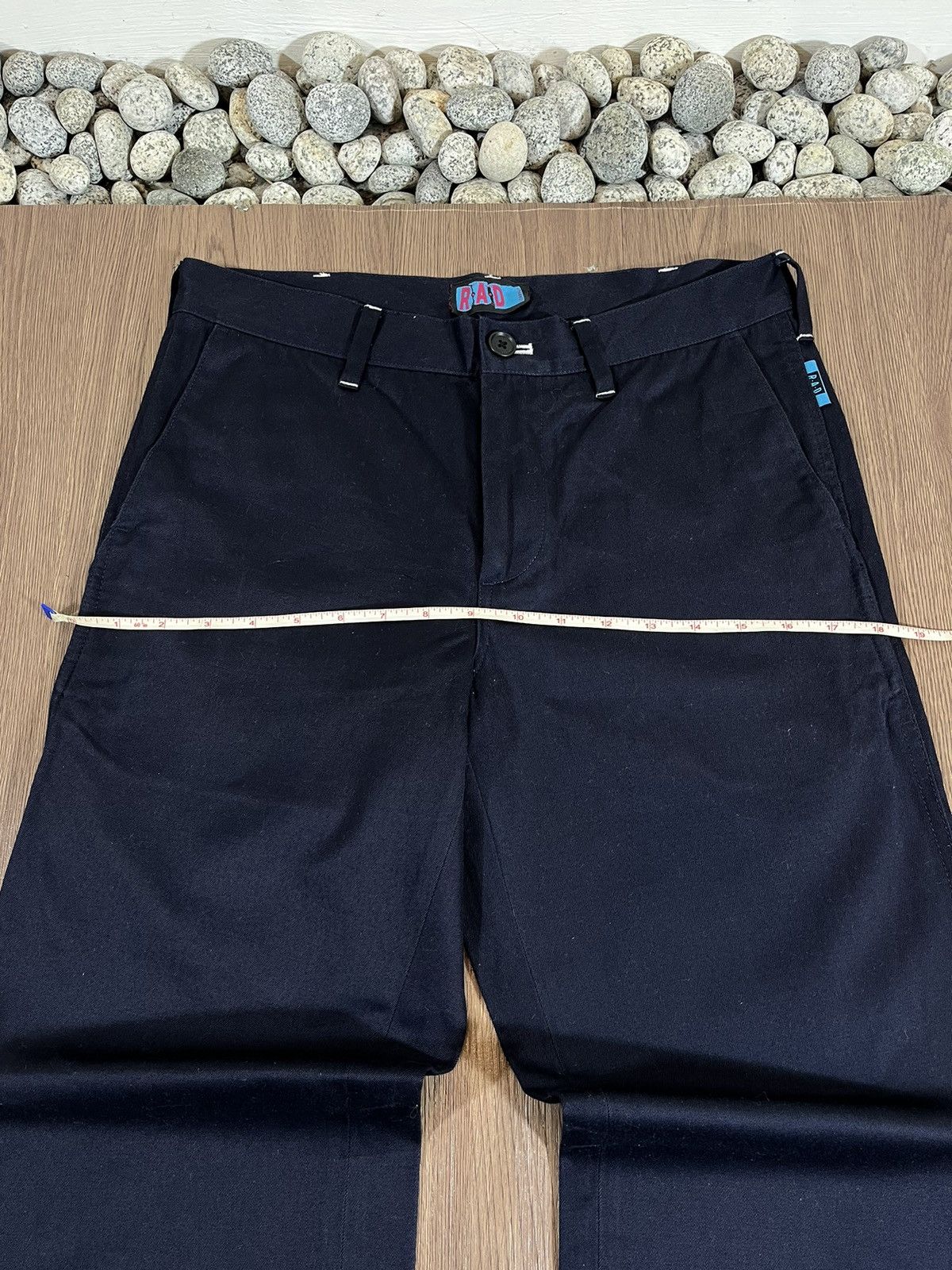 R.Newbold RAD (R.Newbold) Navy Work Trousers – Regular Straight Fit Size US 31 - 15 Thumbnail