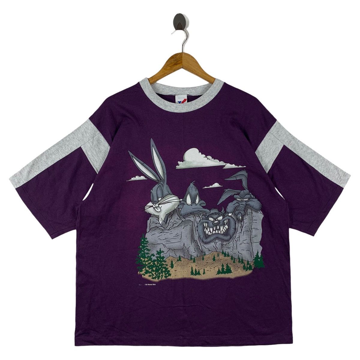 Warner Bros Vintage WARNER BROS LOONEY TUNES all characters printed tee Size US L / EU 52-54 / 3 - 1 Thumbnail