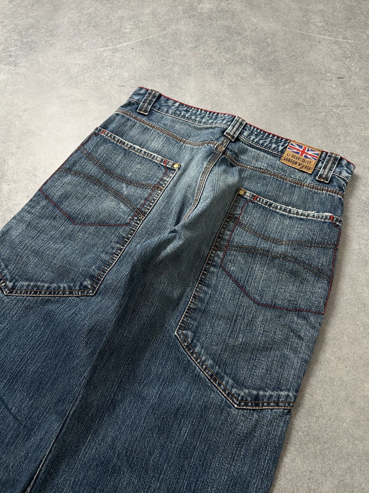 Lonsdale Vintage Lonsdale baggy y2k Jnco style denim size 33 Size US 33 - 6 Thumbnail