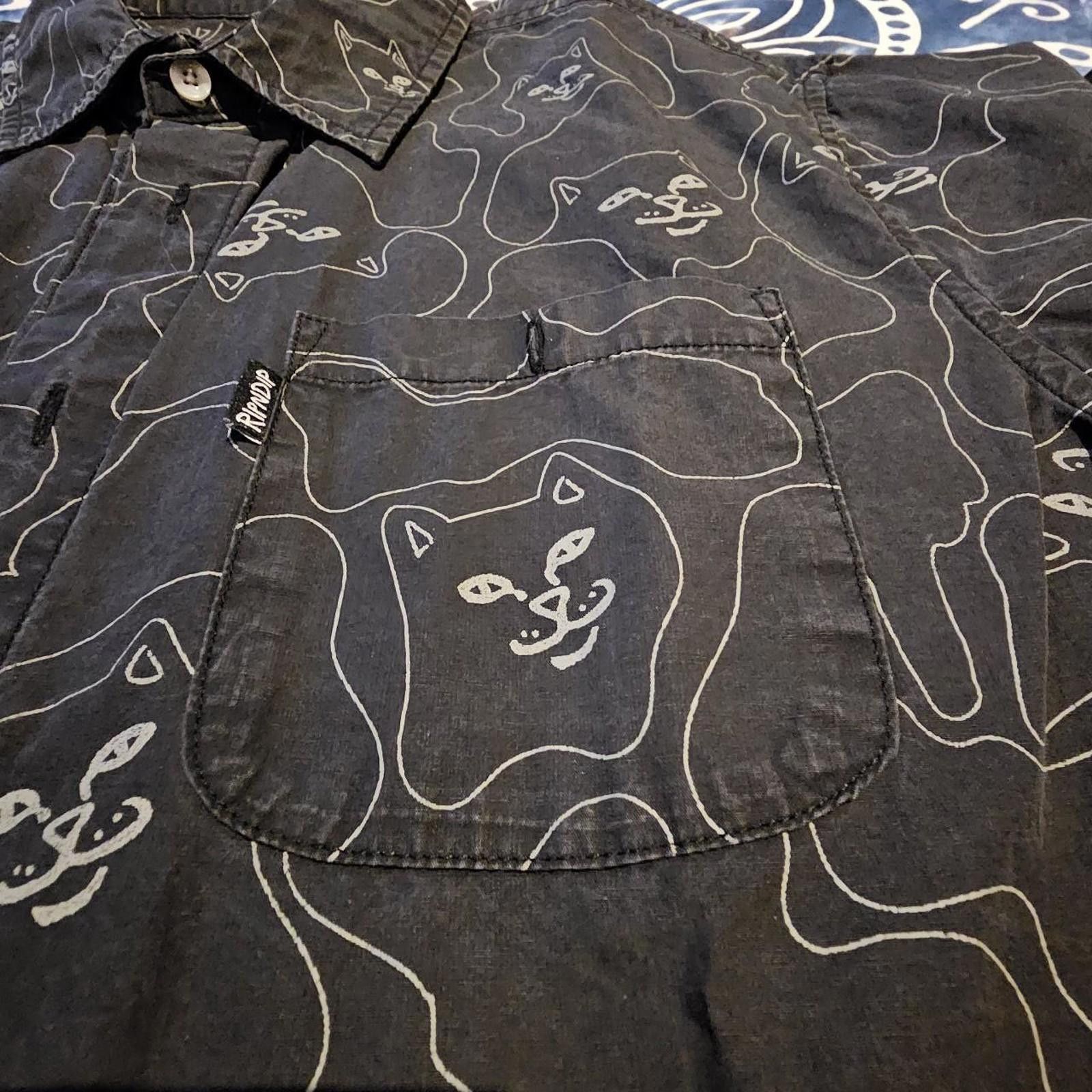 RIPNDIP RIPNDIP Men's Black and White Button Down Shirt Size US M / EU 48-50 / 2 - 7 Thumbnail