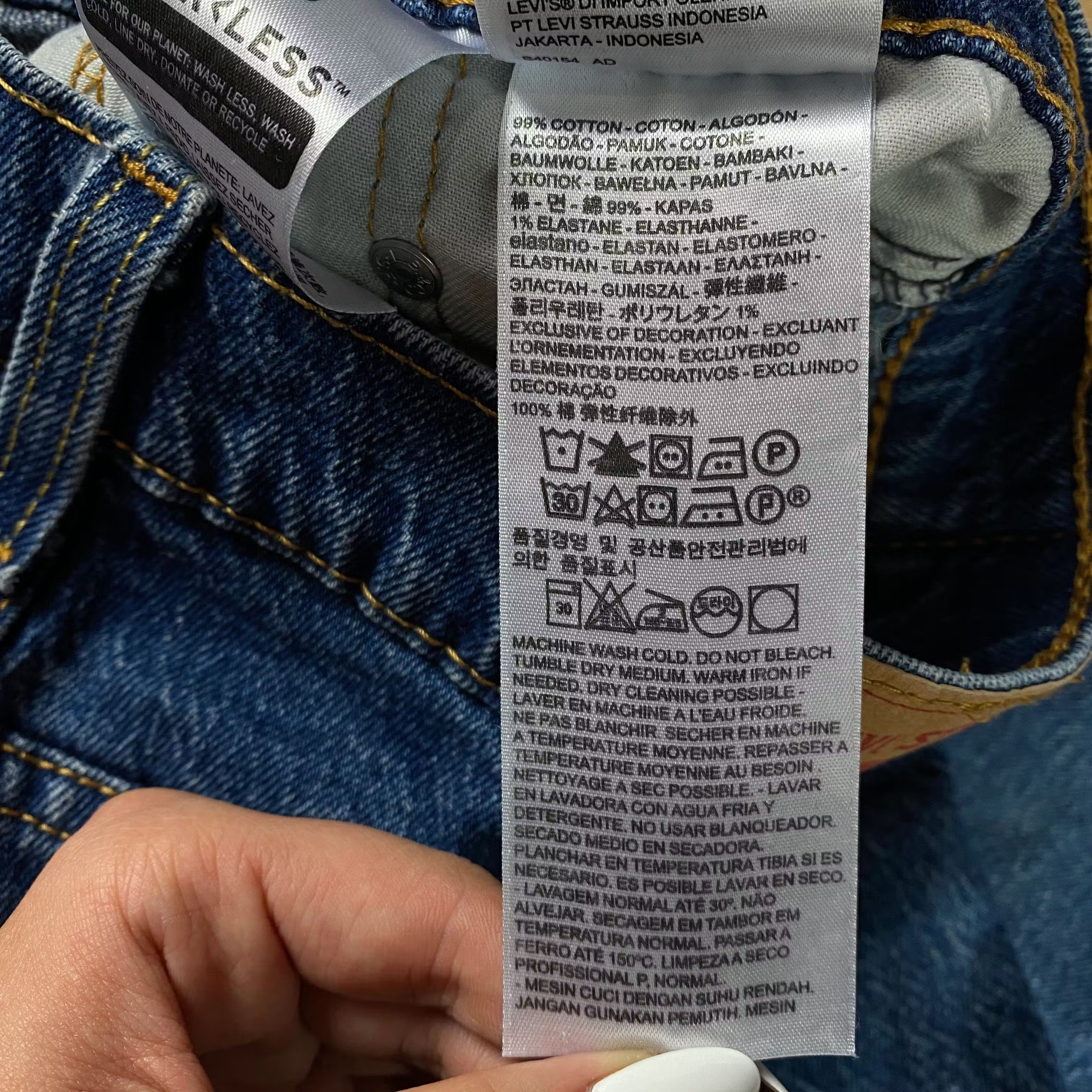 Levi's × Levi's Vintage Clothing Mens Jeans Levis 511 Denim Size W33 Size US 33 - 7 Thumbnail