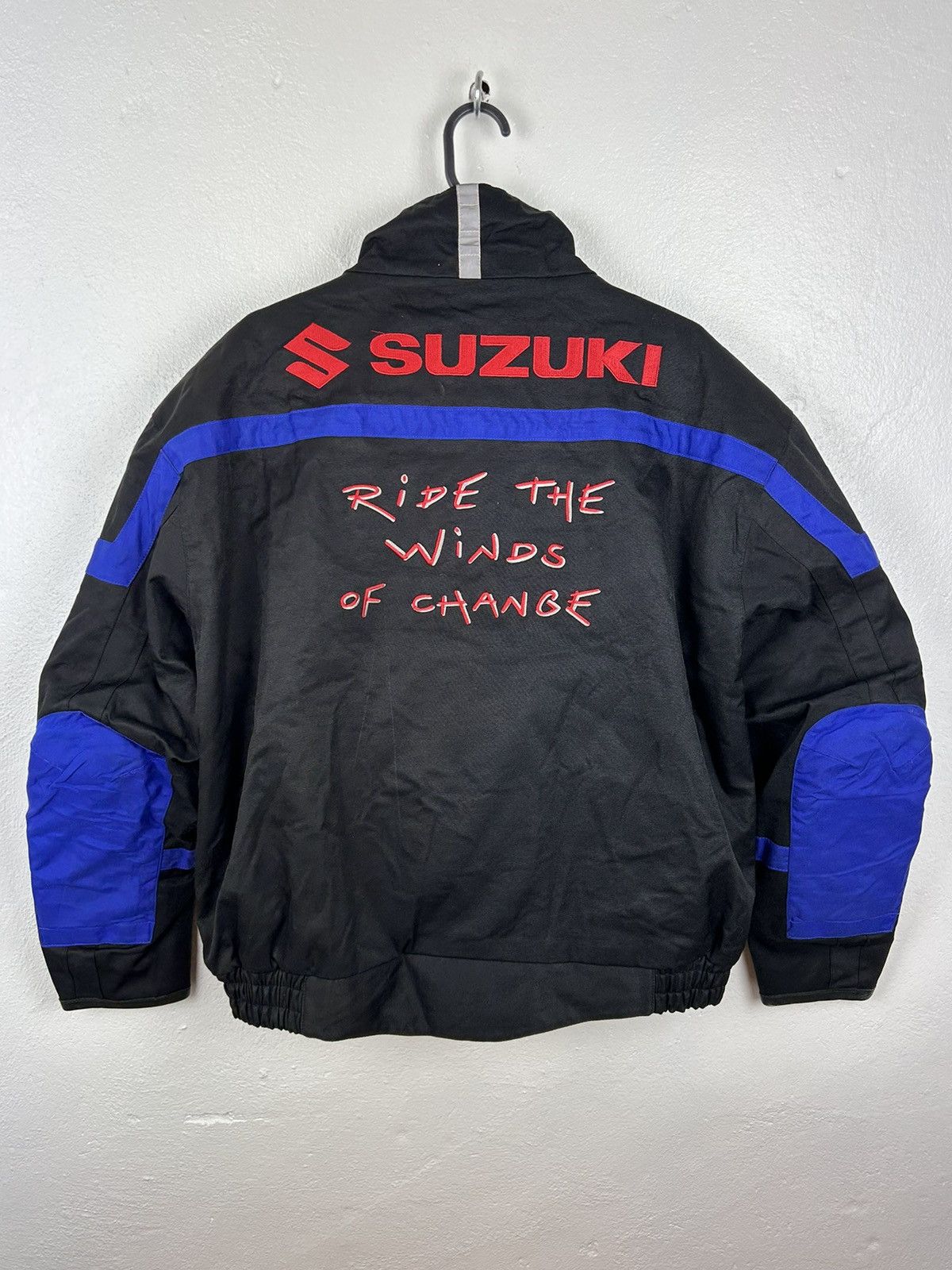 Vintage Vintage Suzuki Ride The Winds Of Change Moto Racing Jacket Size US XL / EU 56 / 4 - 1 Thumbnail