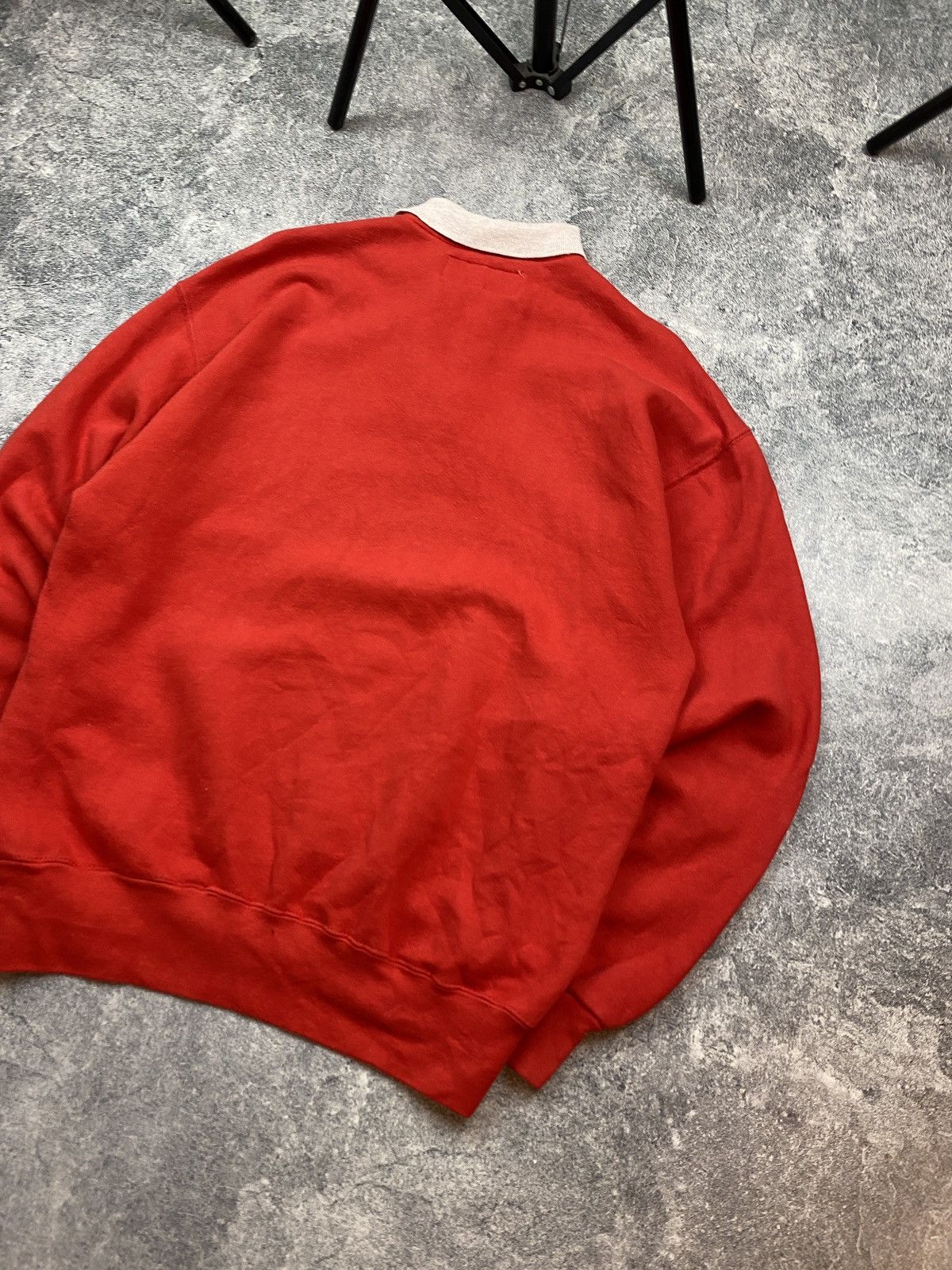 Russell Athletic × Vintage Russell Athletic Red Sweater Weight Rugby Polo Size M Size US M / EU 48-50 / 2 - 4 Thumbnail