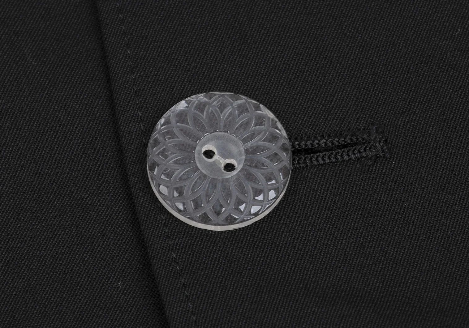 Yohji Yamamoto Yohji Yamamoto Wool Gabardine Jacket Black M Size US M / EU 48-50 / 2 - 9 Thumbnail