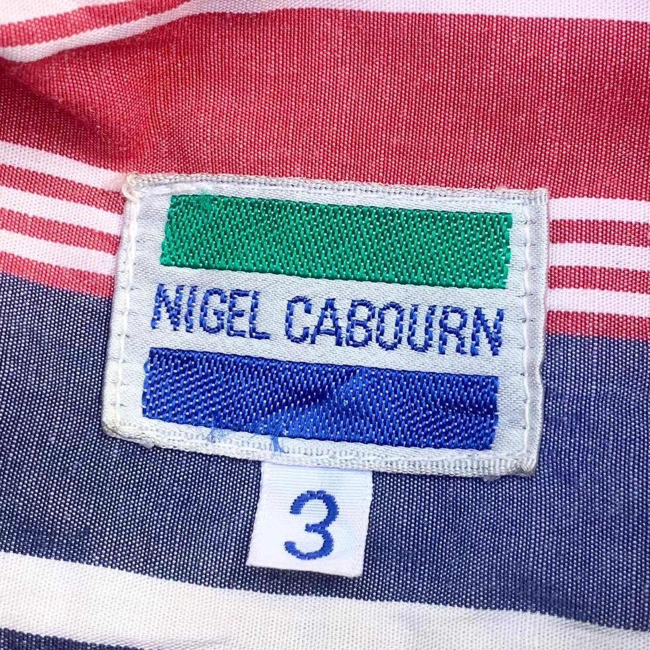 Nigel Cabourn × Vintage 💥Nigel Cabourn Double Pocket Stripes Shirt Size US L / EU 52-54 / 3 - 3 Thumbnail