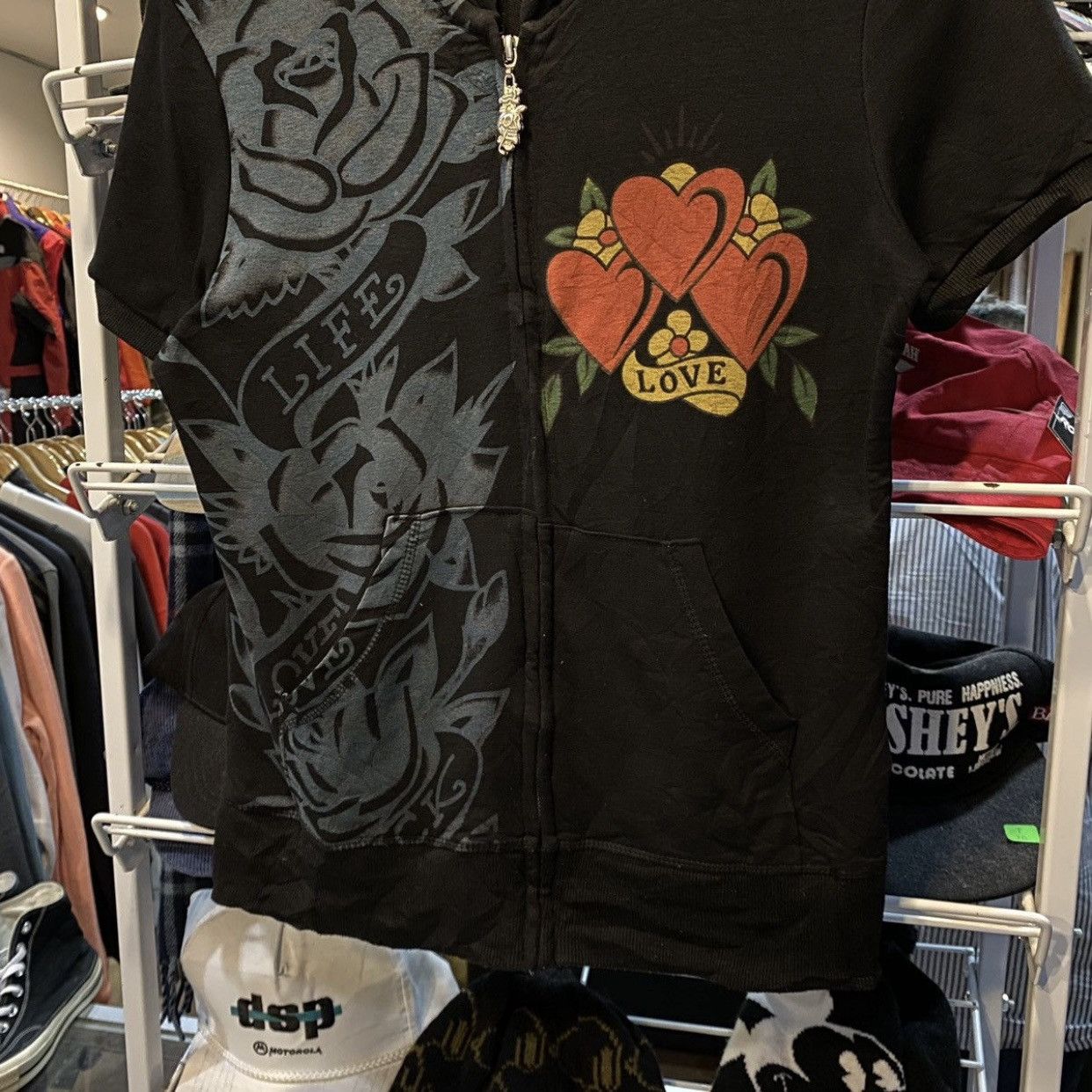 Ed Hardy Ed Hardy Christian Audigier hoodie Love Kills Slowly tattoo Size US S / EU 44-46 / 1 - 4 Thumbnail