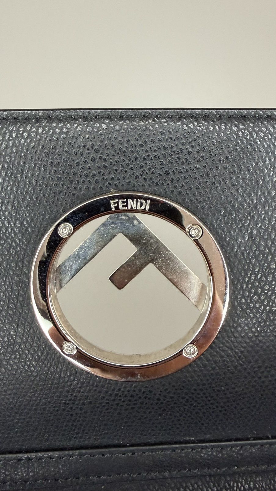 Fendi Fendi Black Leather Kan I Wallet On Chain Size ONE SIZE - 6 Thumbnail