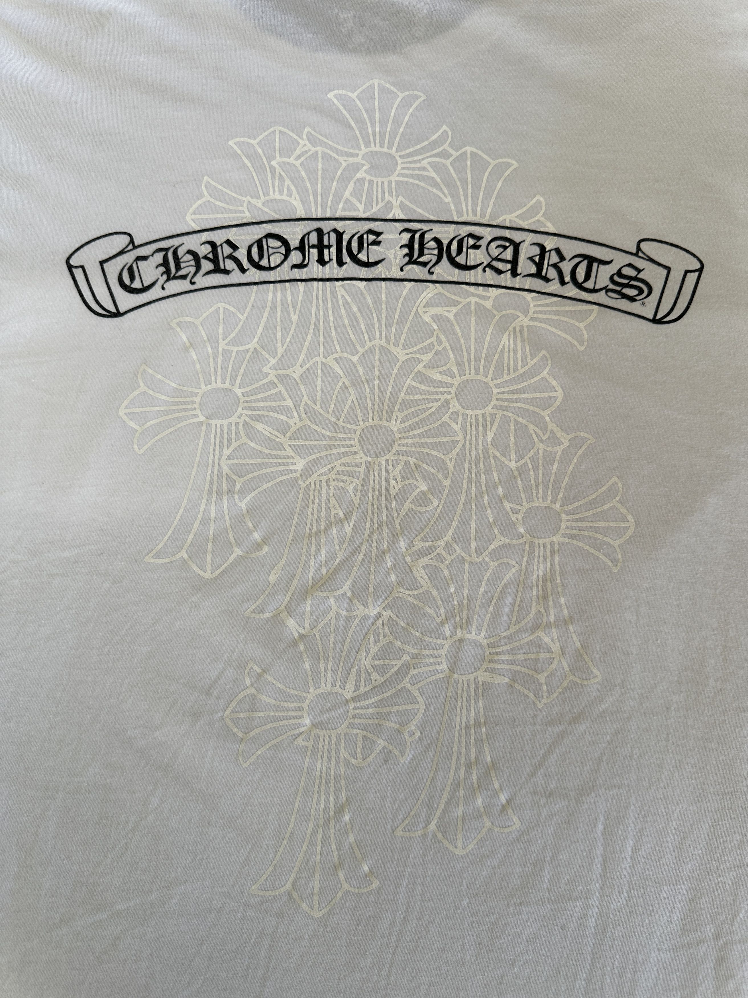 Chrome Hearts Chrome Hearts Cemetery LS White On White Size US XL / EU 56 / 4 - 9 Thumbnail