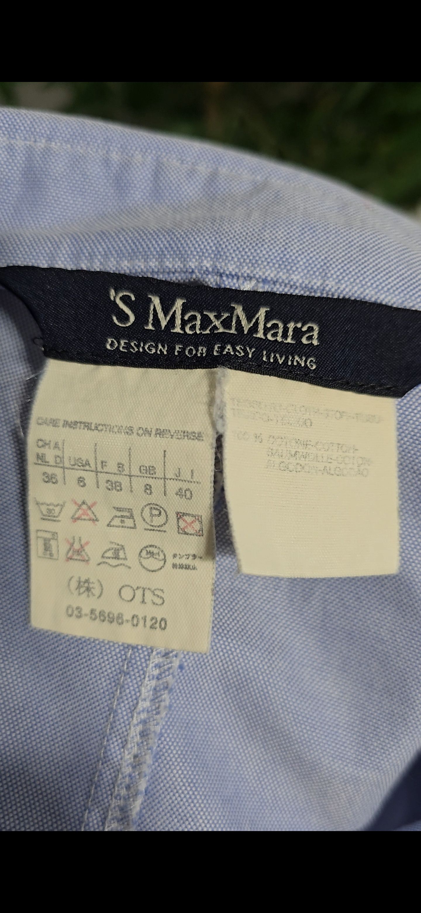 Max Mara × Vintage MAX MARA vintage shirt women size small EXCELLENT CONDITION Size S / US 4 / IT 40 - 2 Thumbnail