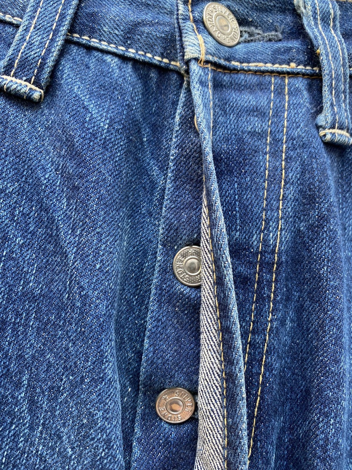 Vintage W30x34.5 redline silverstone denime made in JAPAN Size US 30 / EU 46 - 6 Thumbnail