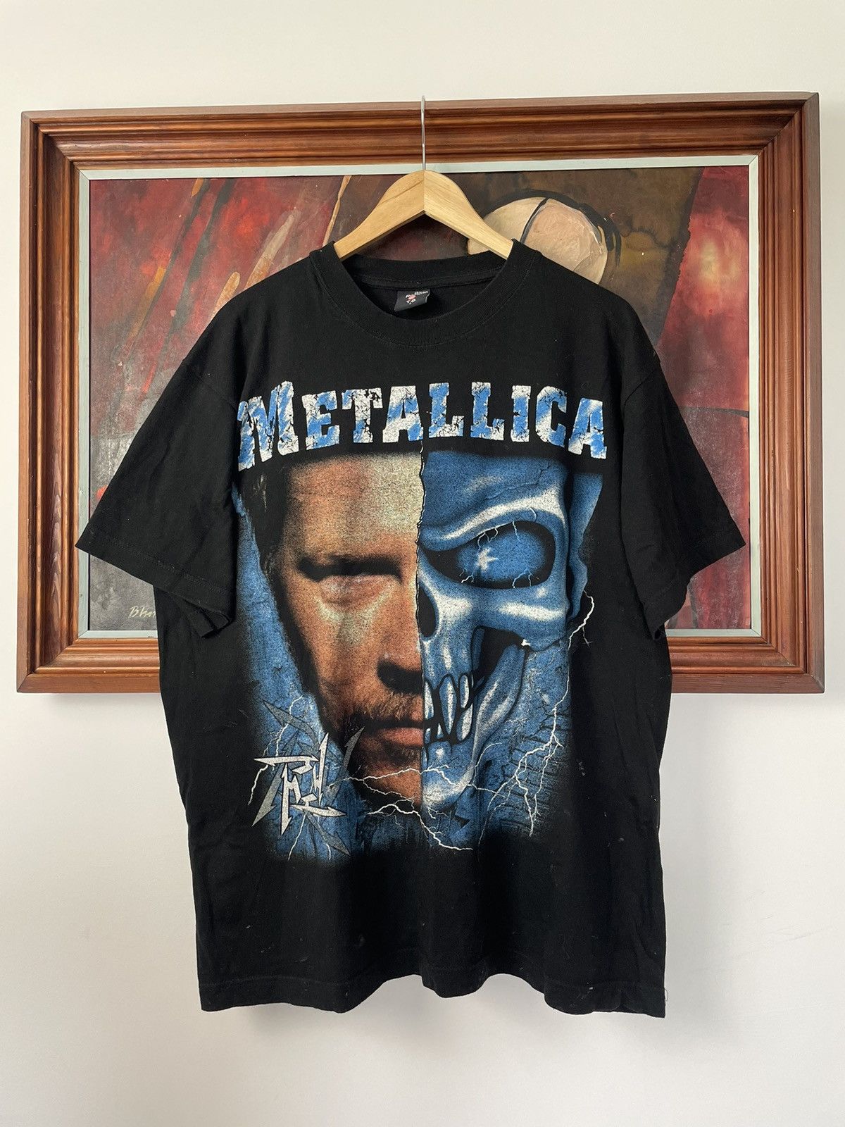 Band Tees Vintage Rare 90s Metallica Heavy Metal Band Tee Hype Print Size US L / EU 52-54 / 3 - 1 Thumbnail