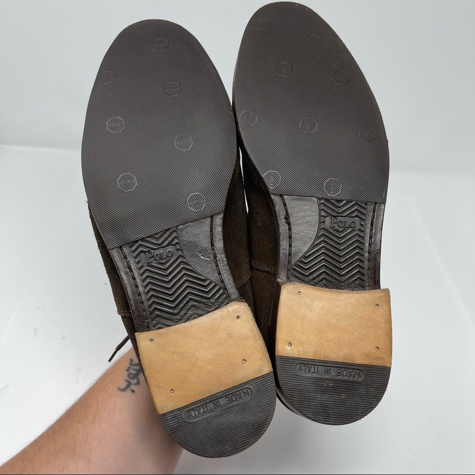 Ralph Lauren Polo Ralph Lauren brown suede lace up Oxford shoes 9 Size US 9 / EU 42 - 3 Thumbnail