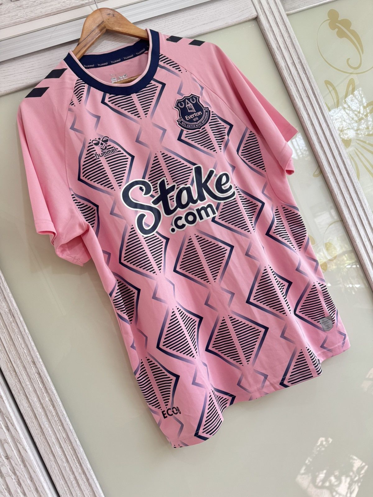 Hummel Everton 2022-2023 Away Soccer Jersey Football Kit Shirt Size US XXL / EU 58 / 5 - 4 Thumbnail