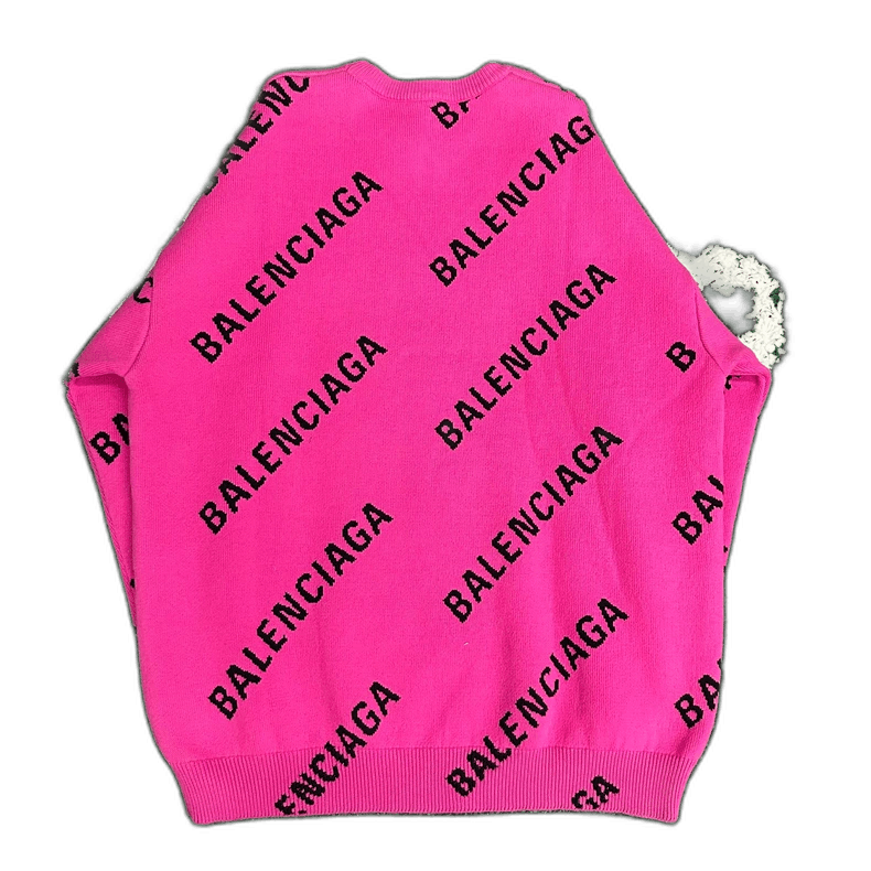 Balenciaga Balenciaga Pink Sweater Size L-2506 Size US L / EU 52-54 / 3 - 1 Thumbnail