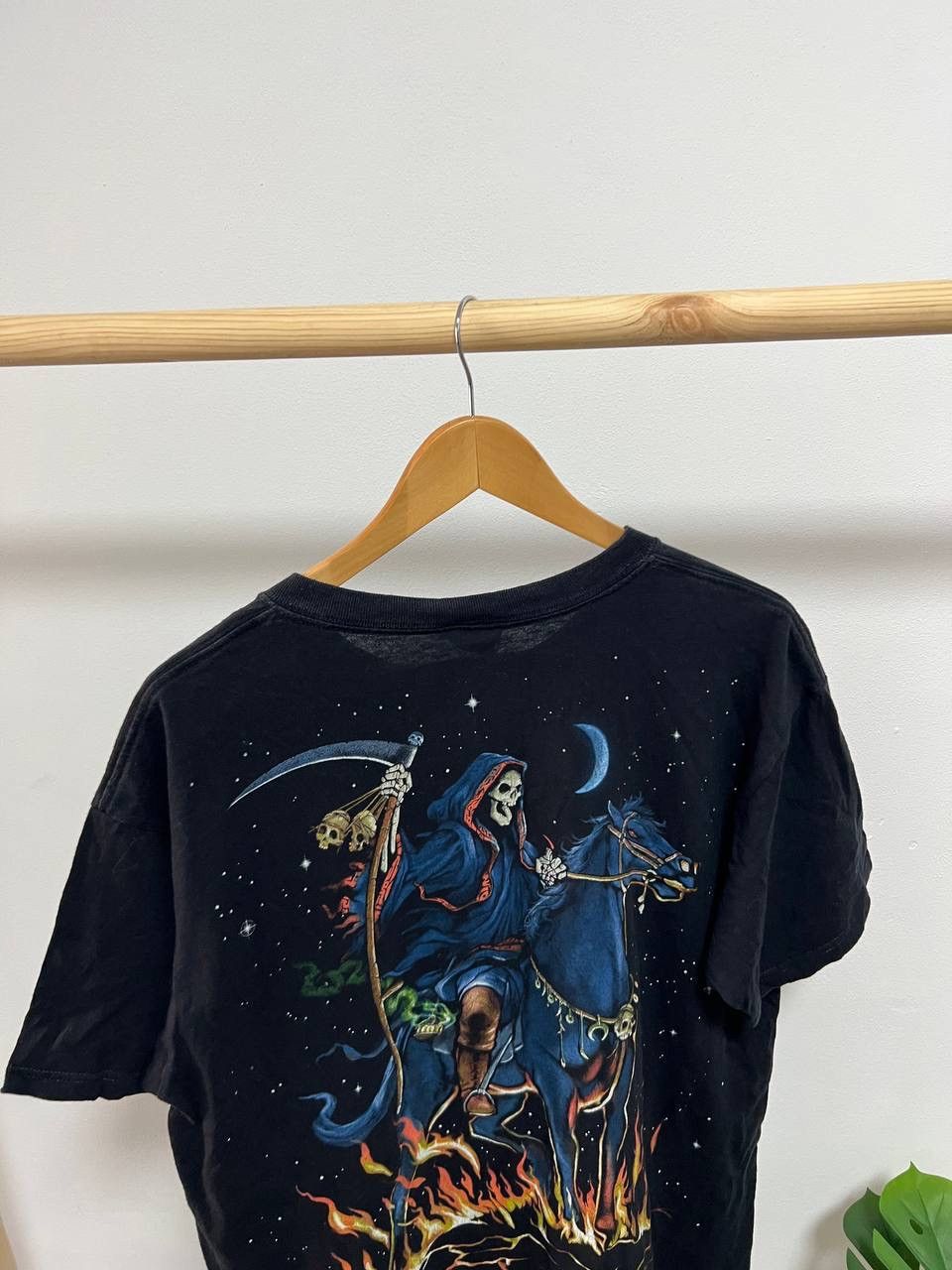 Liquid Blue × Vintage Y2K Skelton Grim Reaper Liquid Blue Tee Size US XL / EU 56 / 4 - 12 Thumbnail