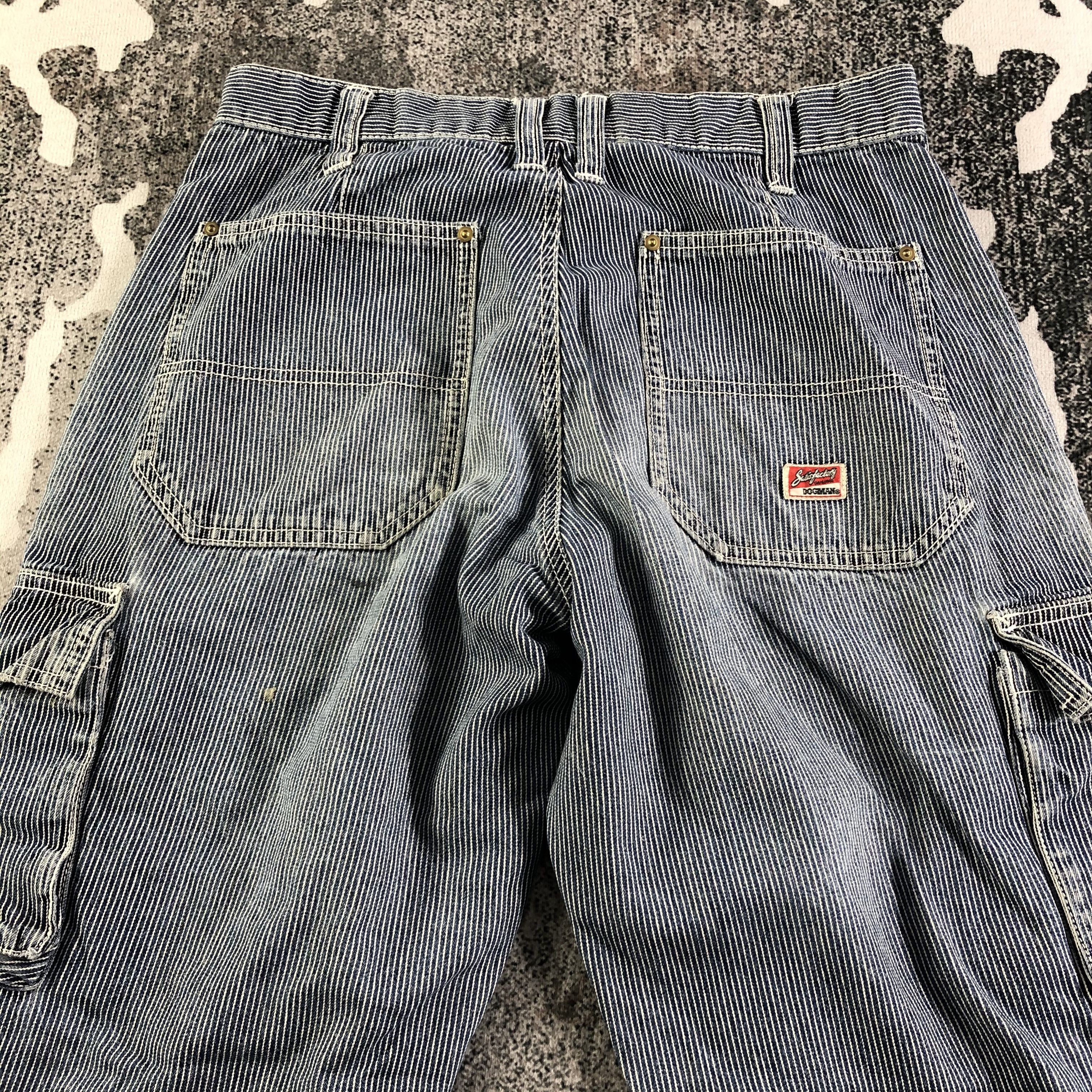 Vintage Dogman Cargo Jeans Hikory Denim KJ2189 Denim