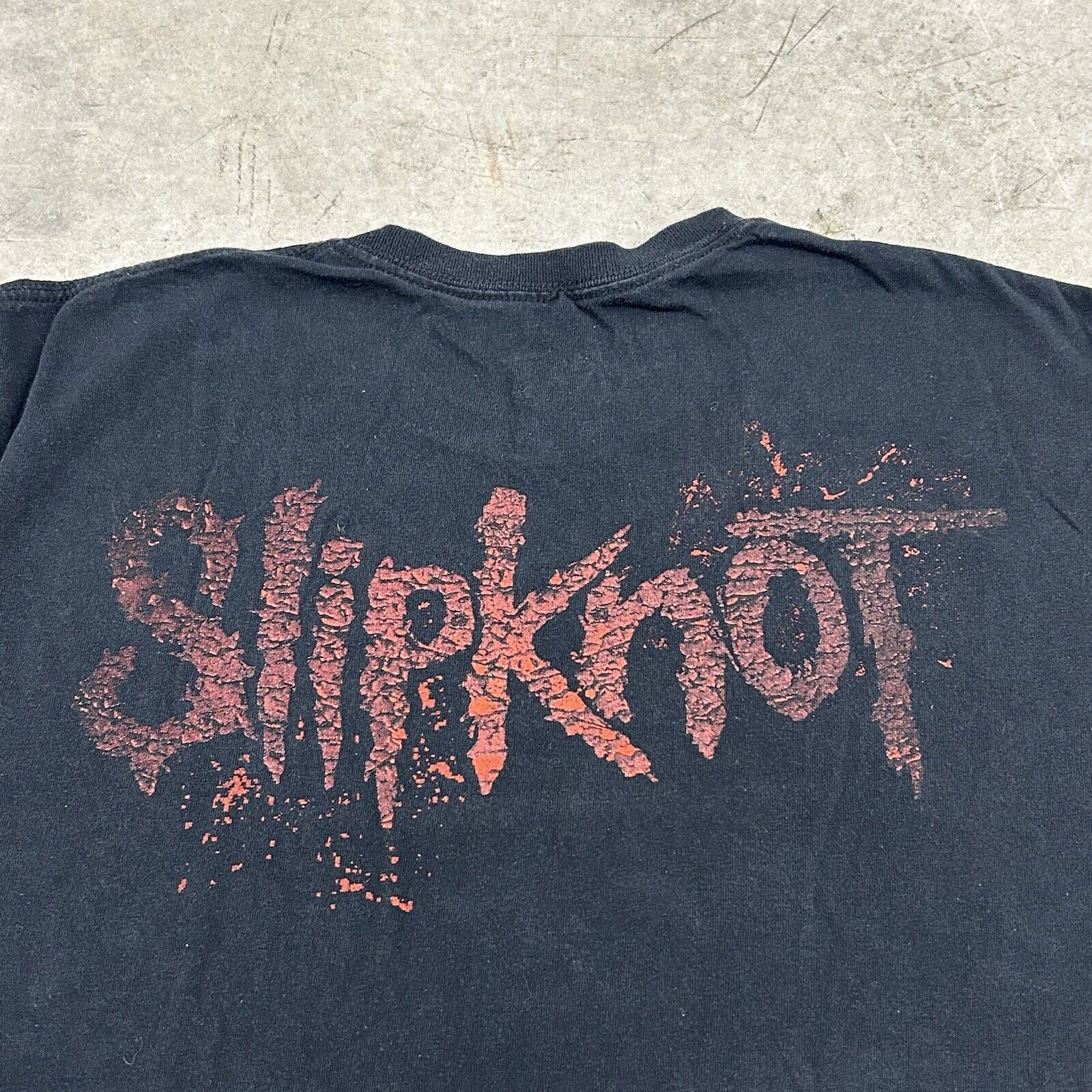 Band Tees × Hanes × Vintage Vintage Slipknot Heavy Metal Concert Band Tee Black T Shirt Size US XL / EU 56 / 4 - 5 Thumbnail
