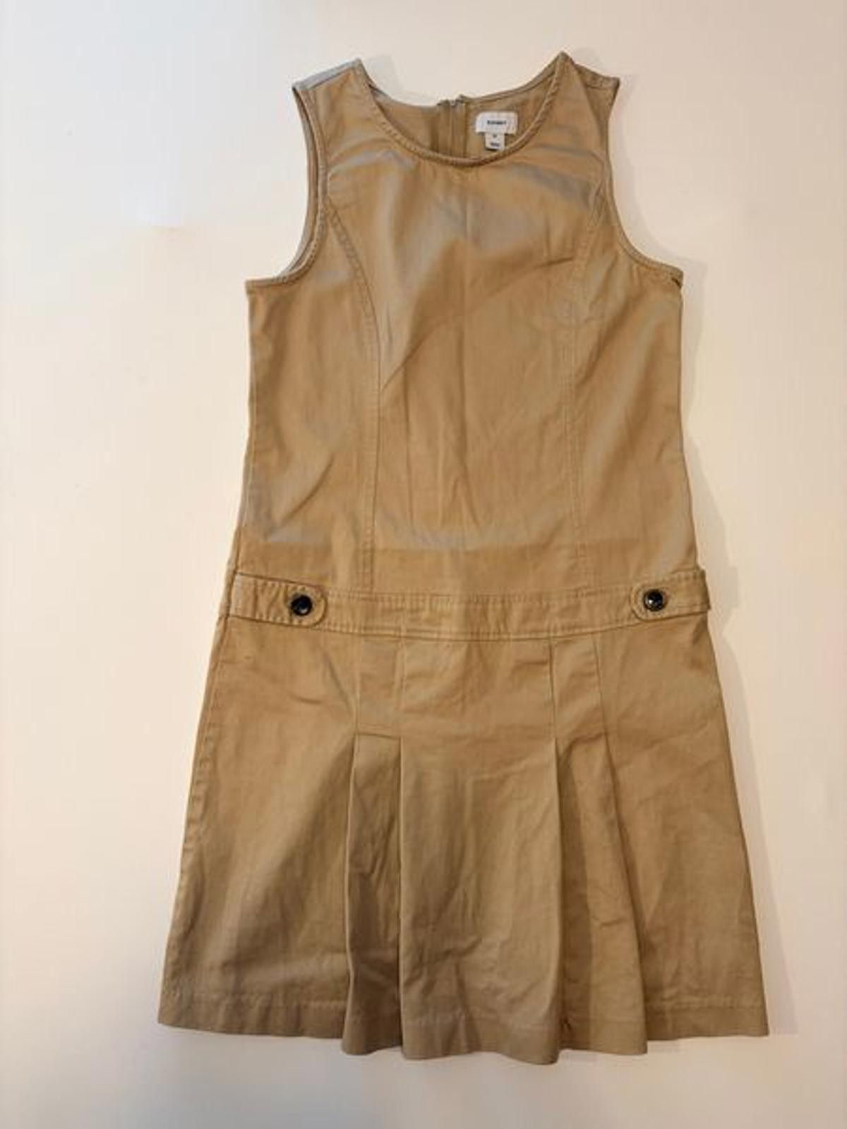 Old Navy Old Navy Uniform Khaki Sleeveless Girls' Dress Size 16 Size ONE SIZE - 1 Thumbnail