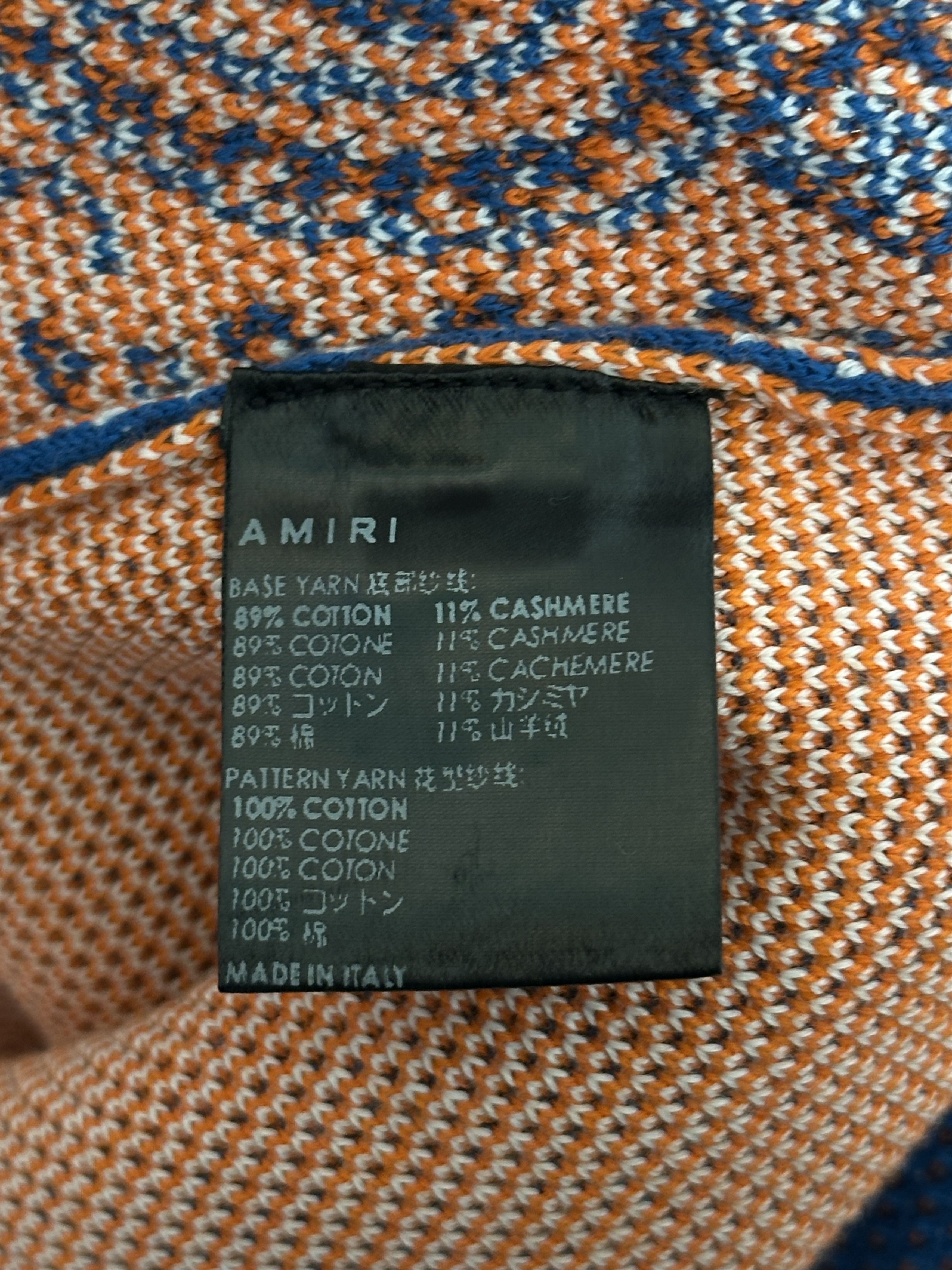 Amiri NY Exclusive Blue & Orange Bandana Basketball MA Logo Shorts Size US 30 / EU 46 - 4 Thumbnail