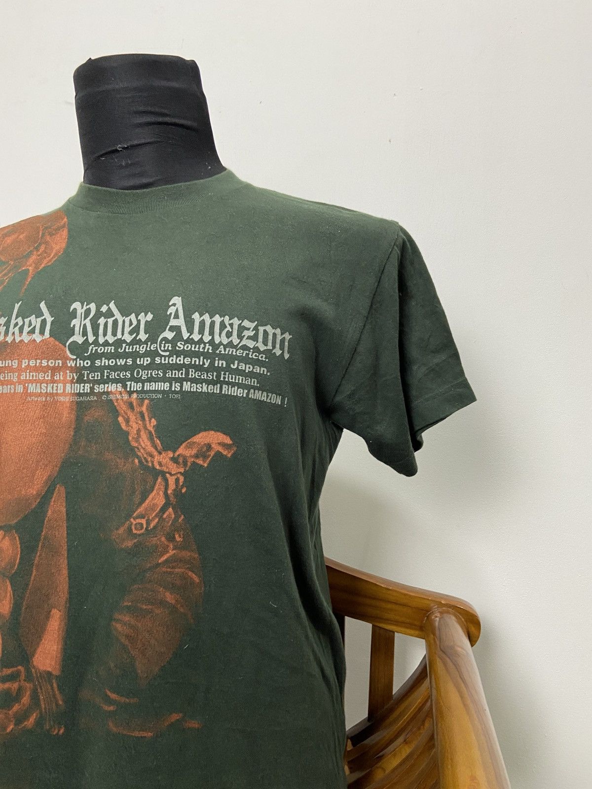Anime ❤️‍🔥SEND OFFER ❤️‍🔥VINTAGE MASKED RIDER AMAZON RARE GRAPHICS Size US M / EU 48-50 / 2 - 2 Thumbnail