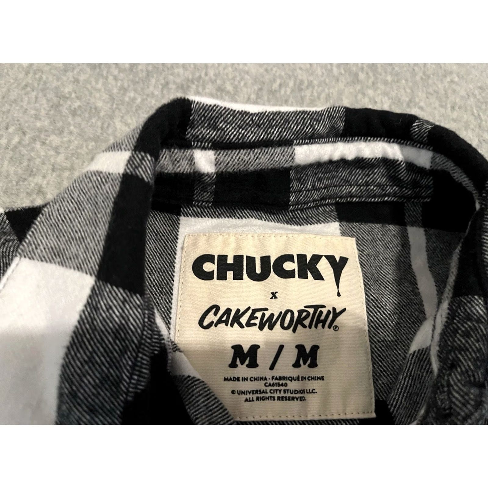 Vintage Cakeworthy Chucky Plaid Flannel Shirt Button-Up Size US M / EU 48-50 / 2 - 2 Thumbnail