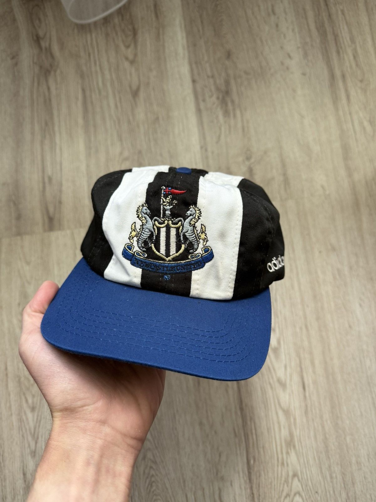 Adidas Rare vintage Adidas New Castle United black/white cap Size ONE SIZE - 1 Thumbnail