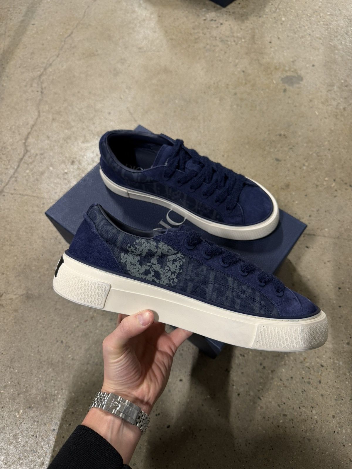Dior Dior x Denim Tears B33 Sneaker NEW 1300$ Size US 12 / EU 45 - 2 Thumbnail