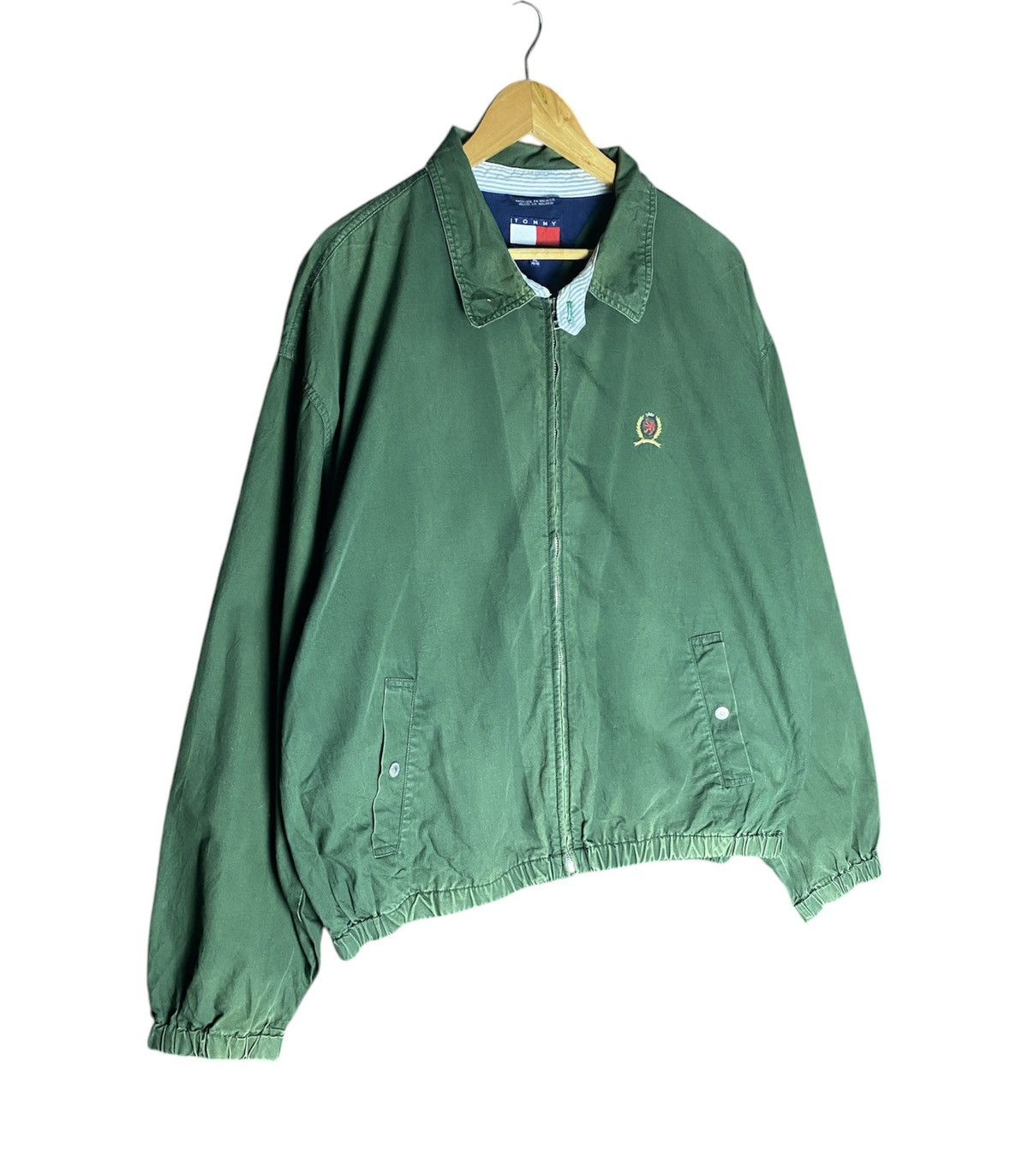 Tommy Hilfiger × Vintage Vintage 90s Tommy Hilfiger Sun Faded Zipper Jacket Size US XL / EU 56 / 4 - 3 Thumbnail