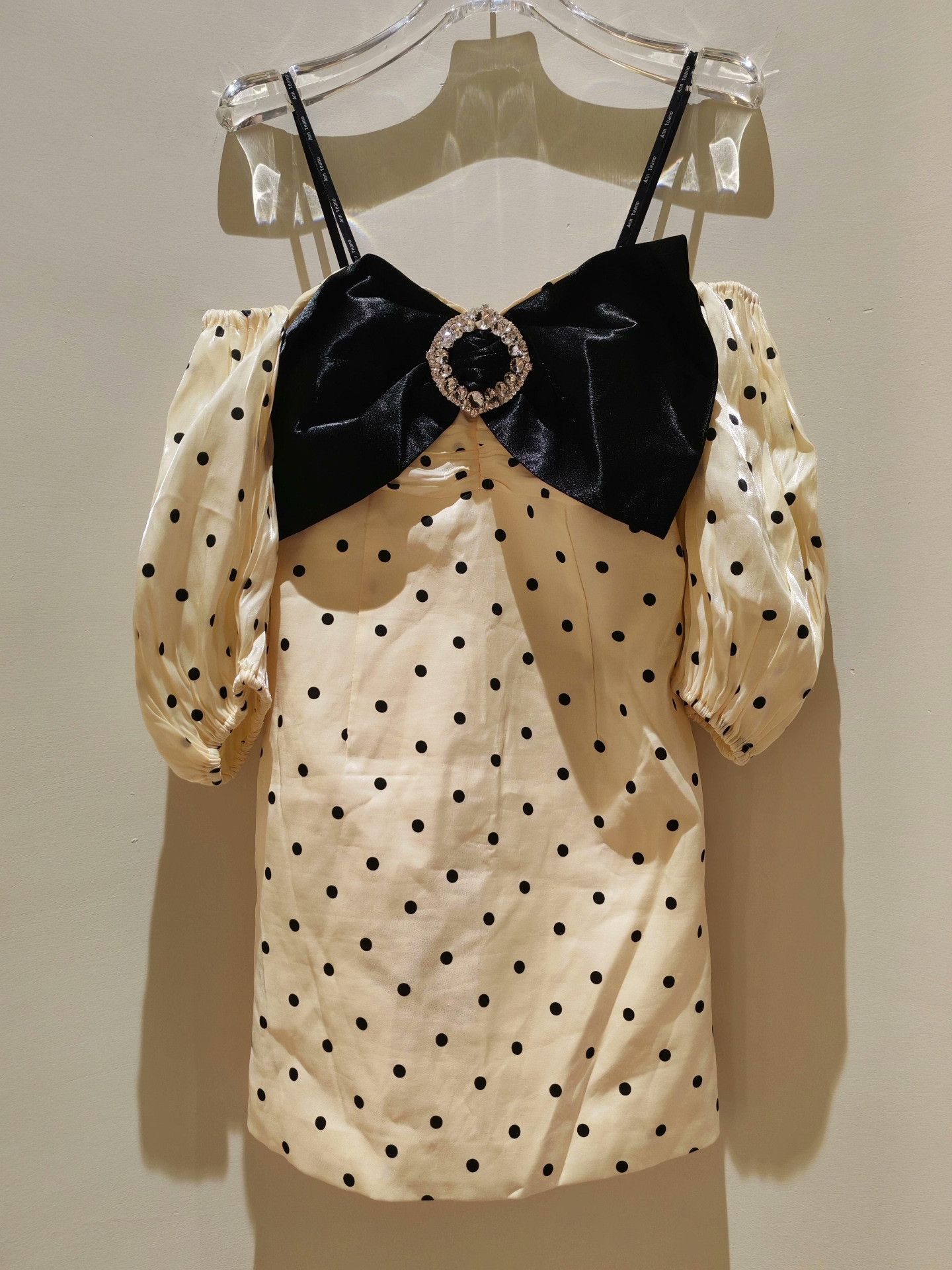 Other Ann teano Polka Dot Off-Shoulder Dress Size S / US 4 / IT 40 - 1 Thumbnail