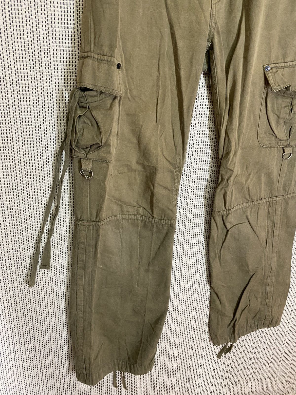 If Six Was Nine × Le Grande Bleu (L.G.B.) × Seditionaries ‼️JAPANASE BRAND MYSTIC CARGO PANT SUNFADED‼️ Size US 30 / EU 46 - 4 Thumbnail