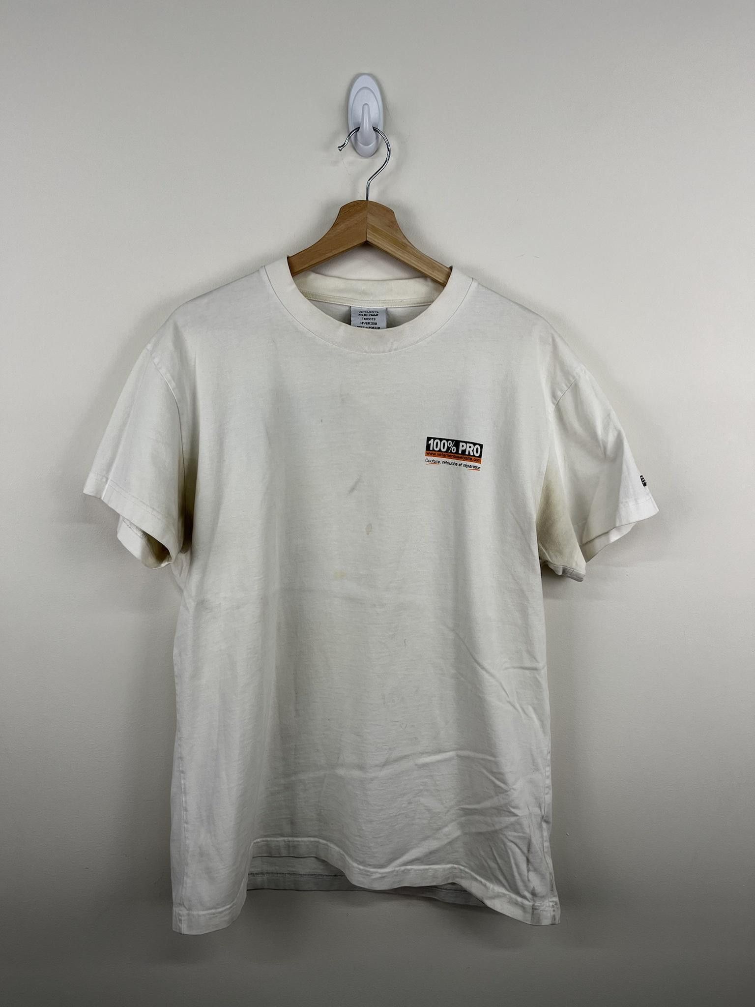 Vetements 100 Pro Tee | Grailed