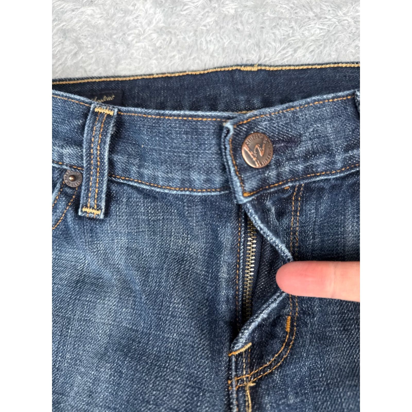 Citizens Of Humanity Citizens of Humanity Women's Jeans 29 Blue Denim Kelly 001 Low Rise Bootcut 30x31 Distressed Relaxed Fit Size 29" - 5 Thumbnail