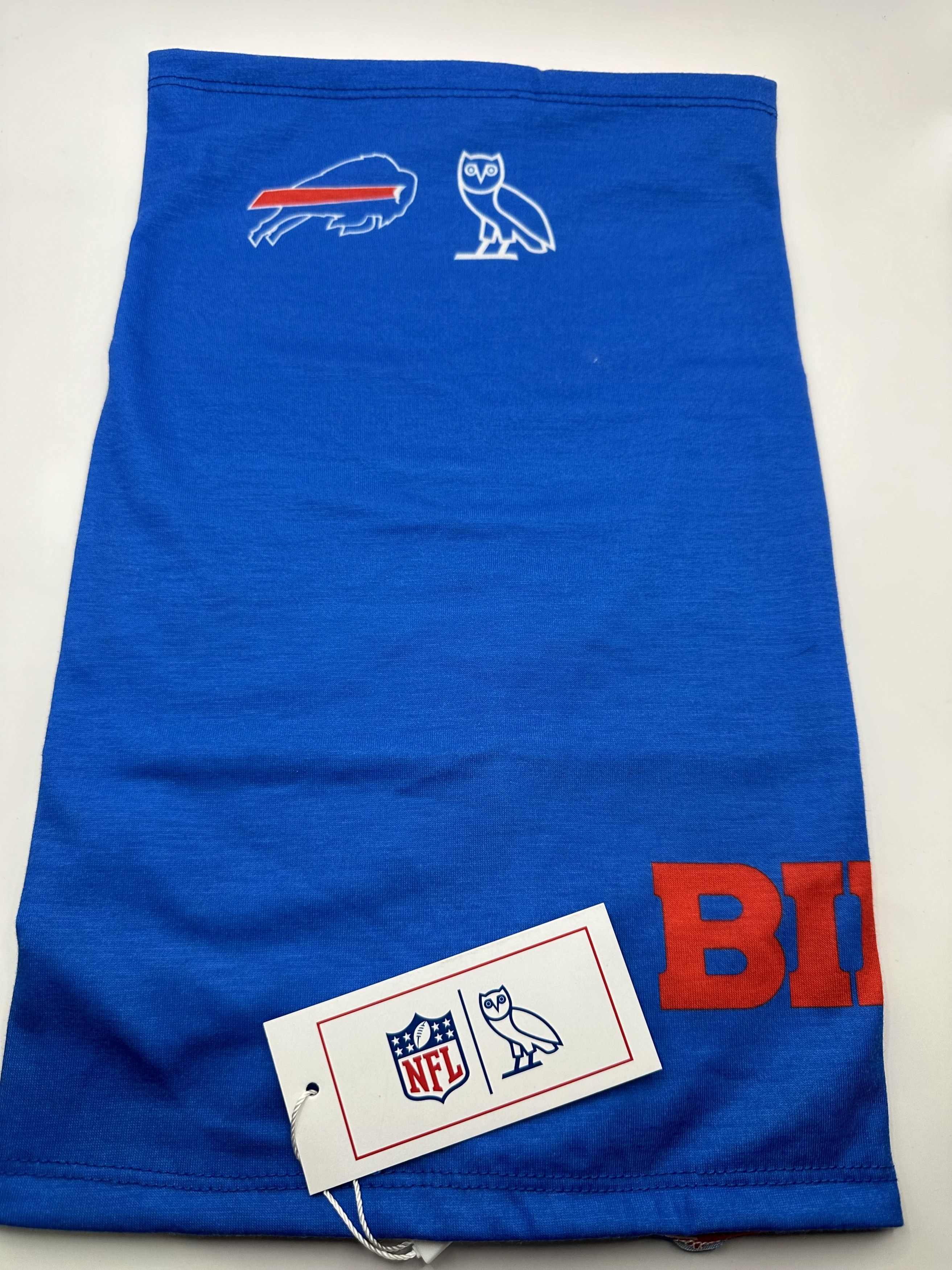 NFL × October's Very Own OVO x NFL Buffalo Bills Neck Gaiter - new with tags RARE Size ONE SIZE - 4 Thumbnail
