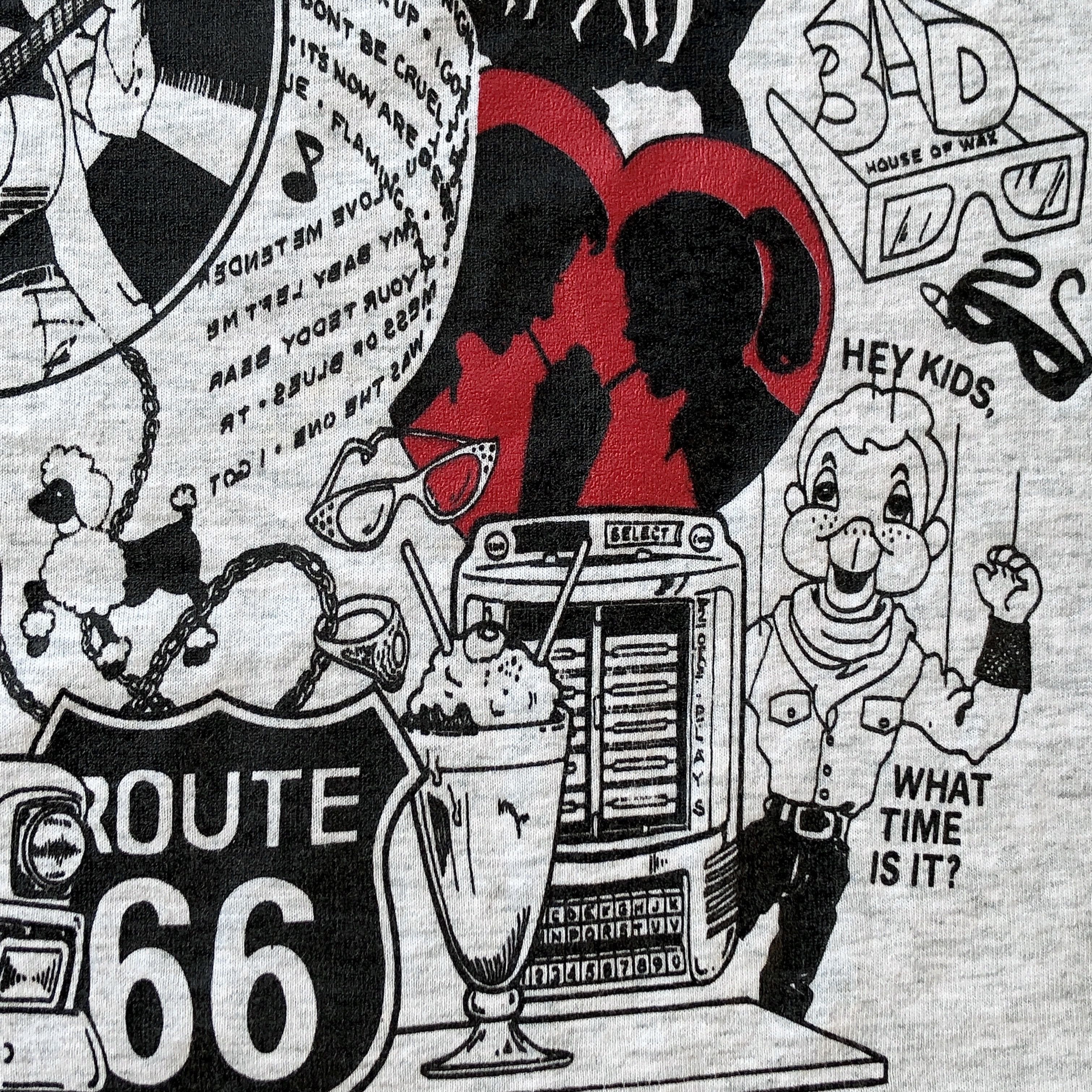 Vintage Vintage 80~90s Back to the 50s Rock & Roll tees XL Size US XL / EU 56 / 4 - 7 Thumbnail
