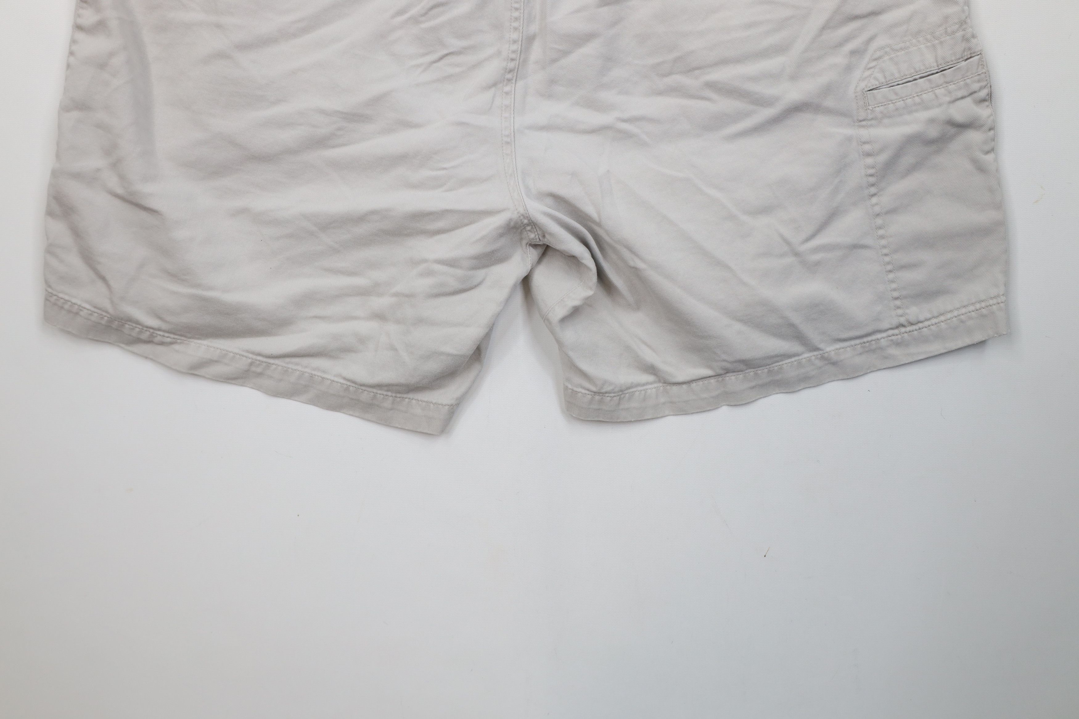 Columbia × Vintage Vintage 90s Columbia Belted Above Knee Shorts Beige Cotton Size US 36 / EU 52 - 12 Thumbnail