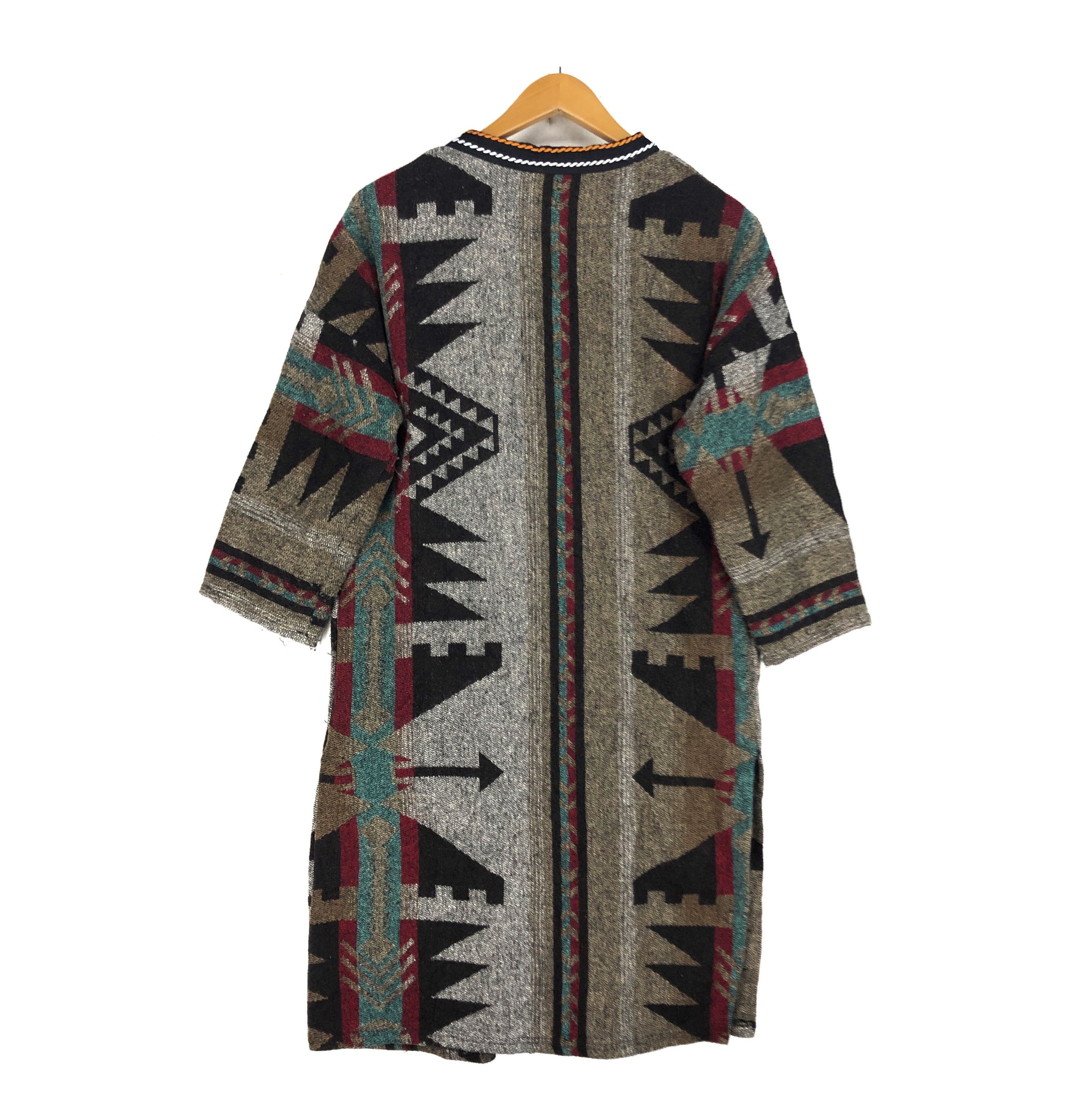 Japanese Brand Swing Robe Jacket Aztec Design #2519-88 Size US S / EU 44-46 / 1 - 6 Thumbnail