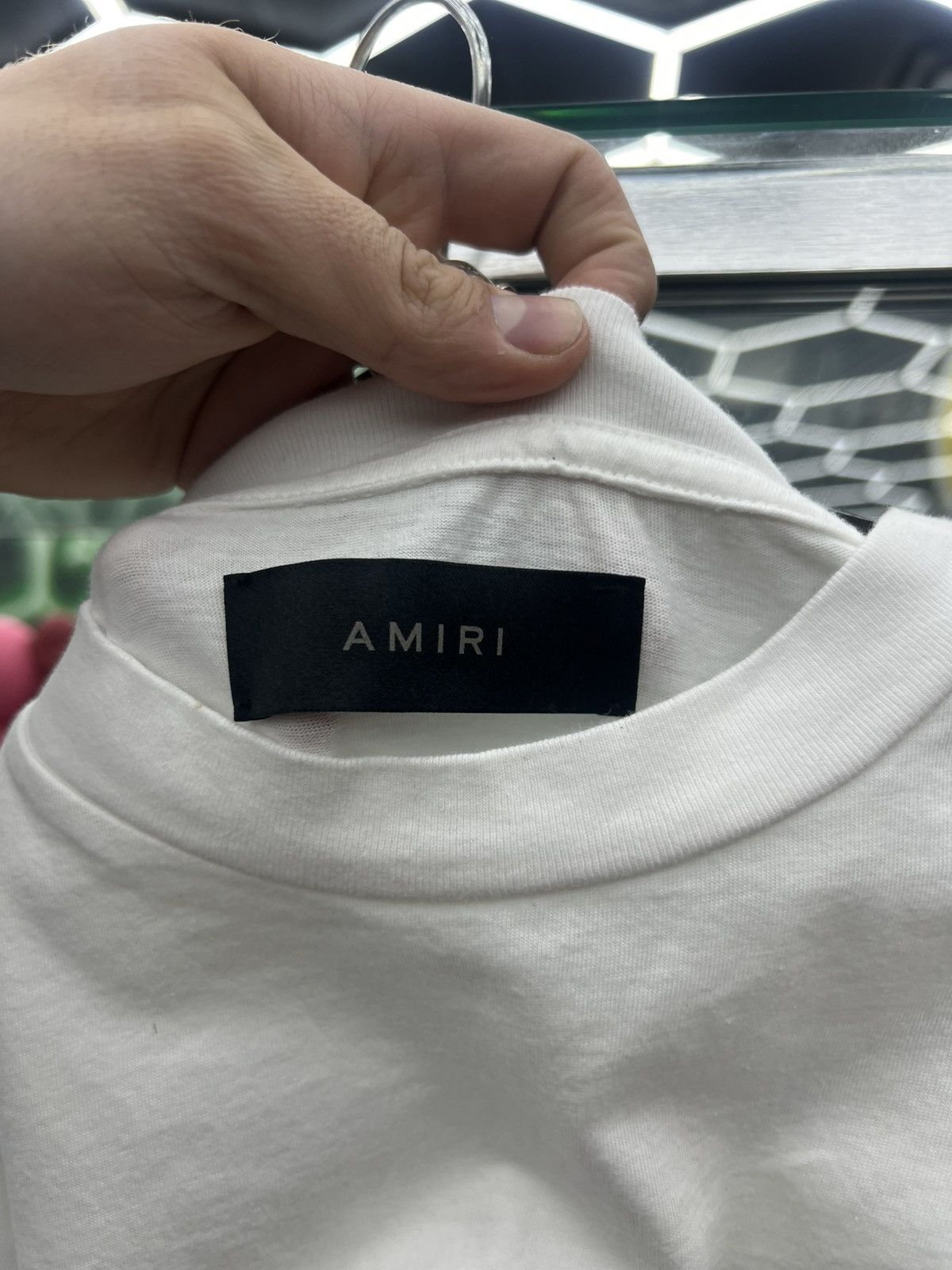 Amiri Amiri Ma core logo white tee - size large Size US L / EU 52-54 / 3 - 3 Thumbnail