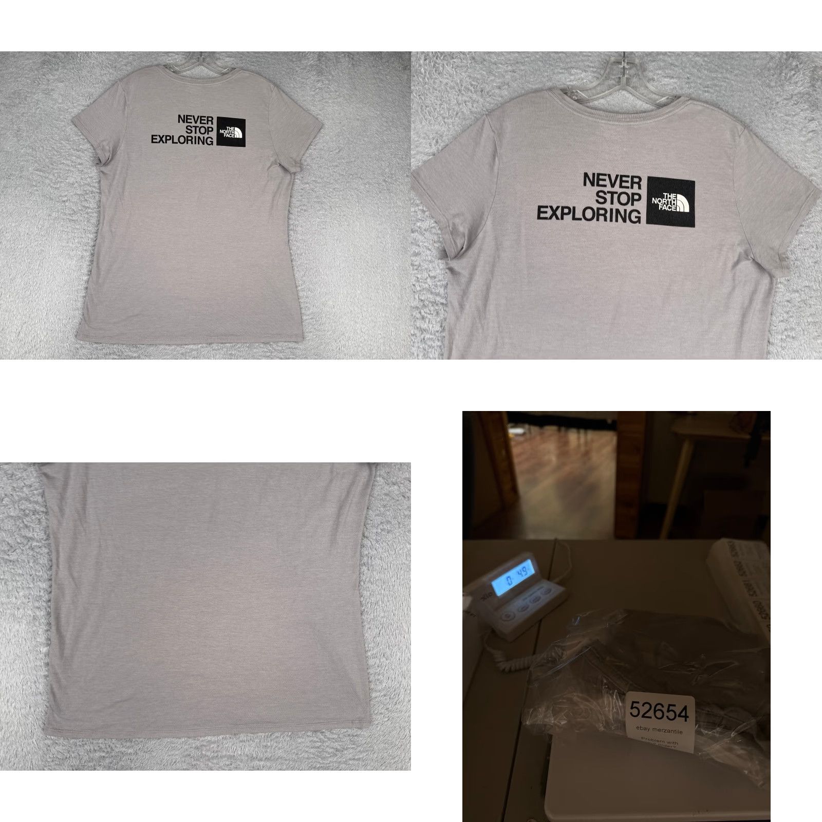 The North Face The North Face Shirt Women XL Gray V-Neck Polyester Jersey Slim Read Shirt Mens? Size XL / US 12-14 / IT 48-50 - 9 Thumbnail