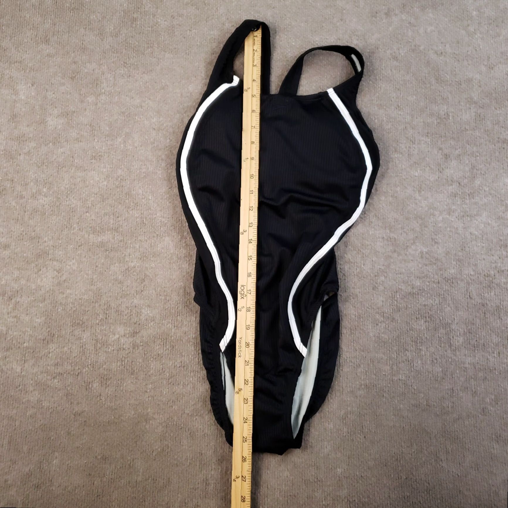 Speedo Speedo Womens Size 8 Black One Piece Swimsuit UPF 50+ NWT Bathing Suit Size M / US 6-8 / IT 42-44 - 4 Thumbnail