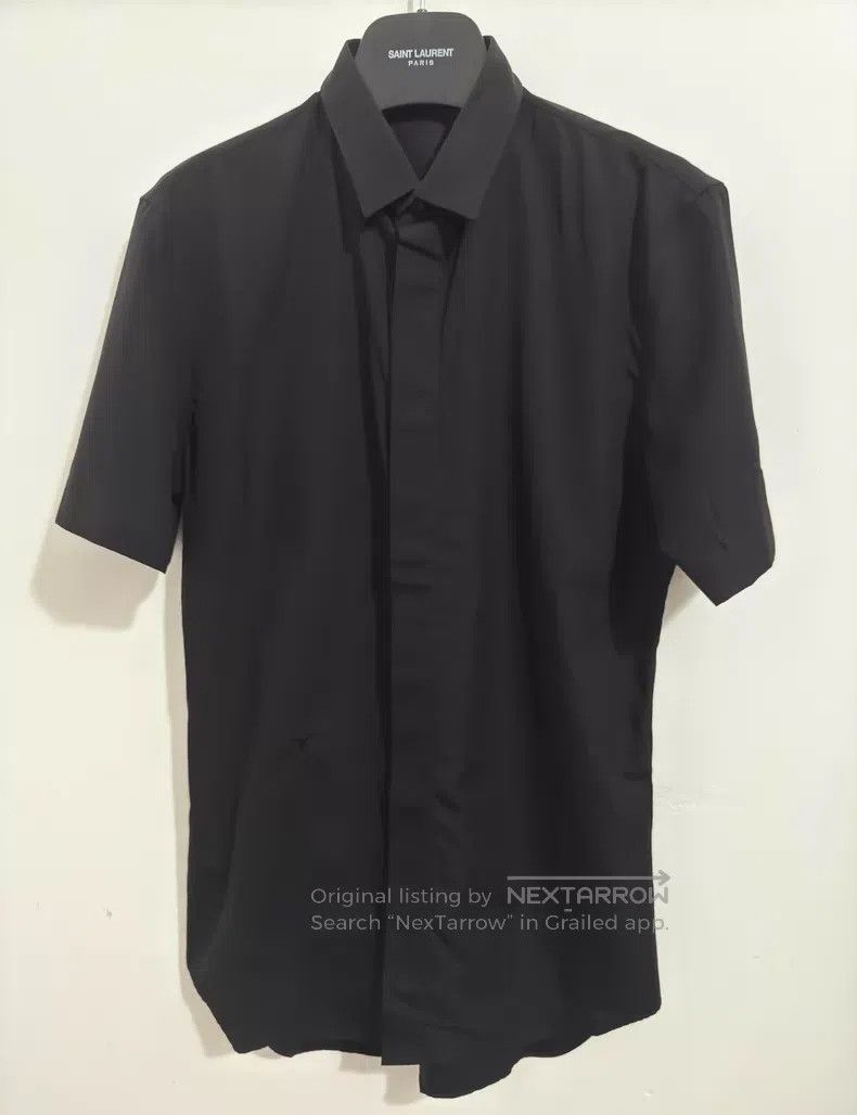 Dior Dior Size 38 Black Samurai Cotton Poplin Little Bee Shirt Size US M / EU 48-50 / 2 - 1 Thumbnail