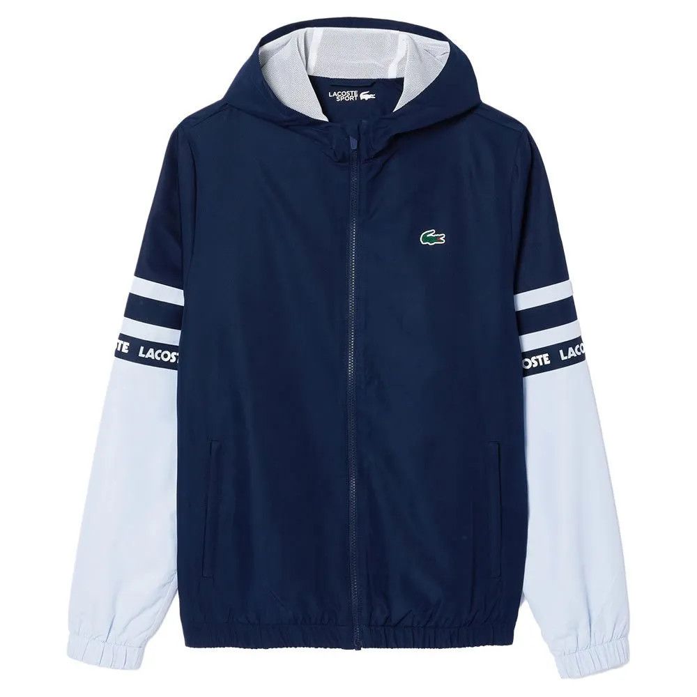 Lacoste o1s22i1n1124 Contrasting Sleeves Sporty Jacket Size US XXL / EU 58 / 5 - 1 Thumbnail