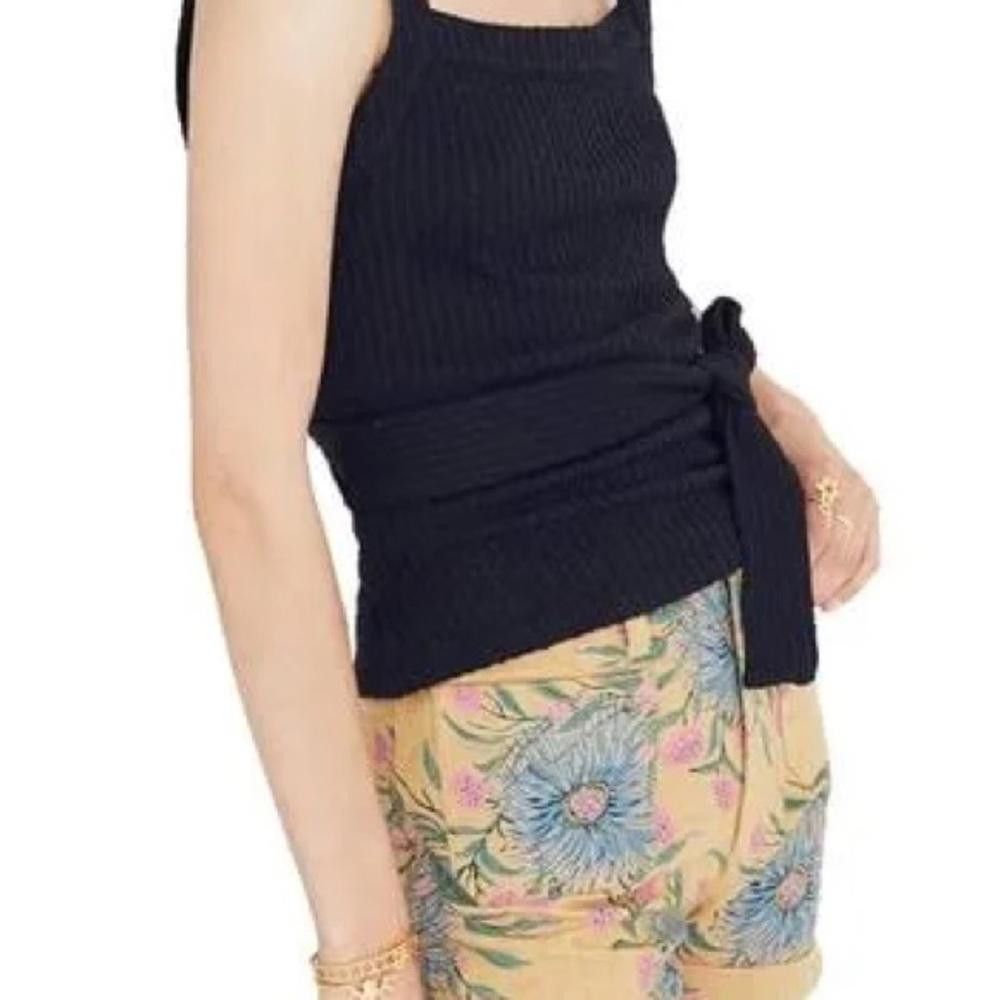 Madewell Madewell l Ribbed Tie Tank XS Size XS / US 0-2 / IT 36-38 - 1 Thumbnail