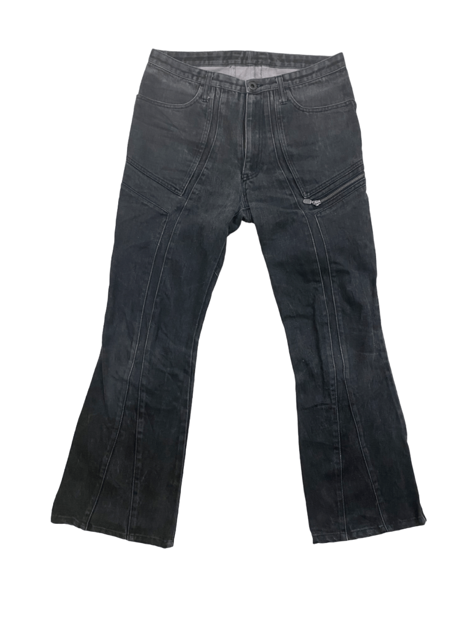 If Six Was Nine × Japanese Brand Japanese Flared Rupert The Difference Bush Jeans Size US 30 / EU 46 - 1 Thumbnail
