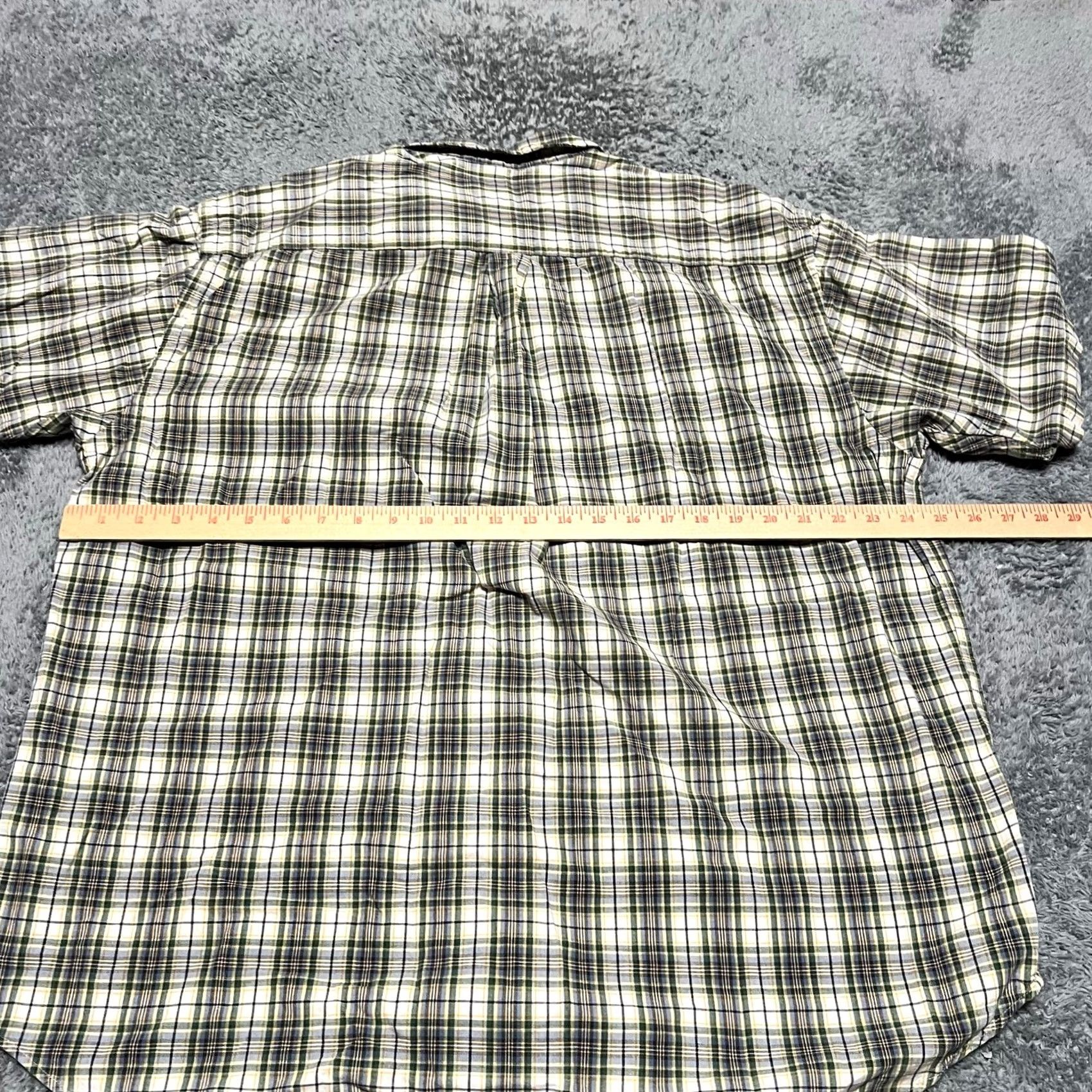 Abercrombie & Fitch Abercrombie & Fitch Shirt Mens M Green Button Short Sleeve Biggest Size US M / EU 48-50 / 2 - 6 Thumbnail