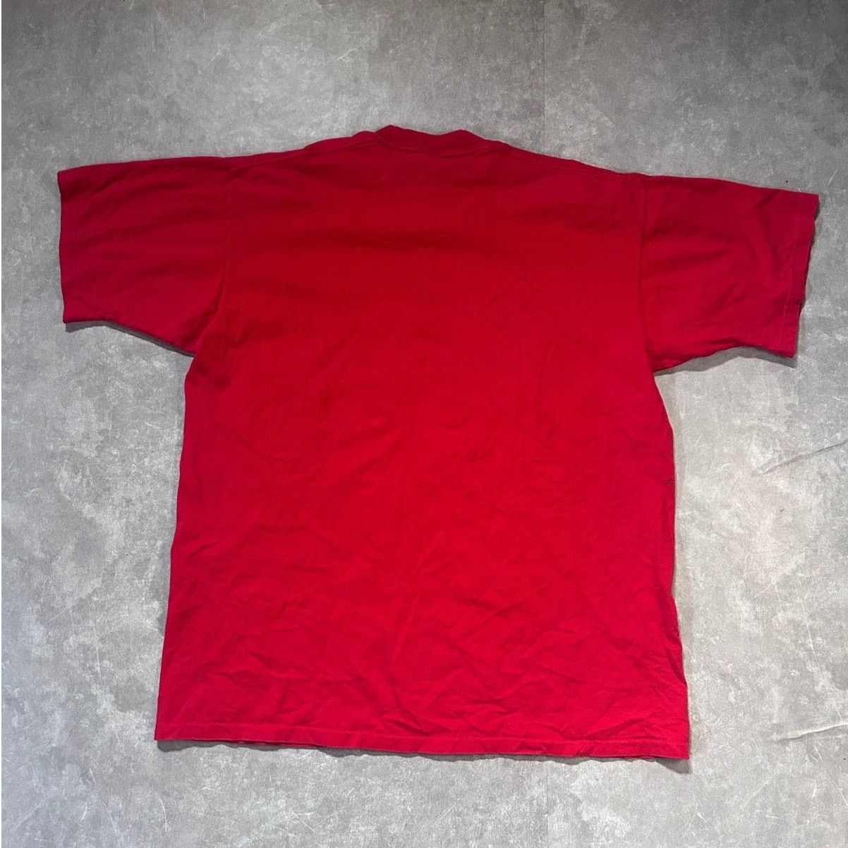 Vintage 90s Vintage Kansas City Joe Montana Caricature Red Shirt XL Size US XL / EU 56 / 4 - 3 Thumbnail
