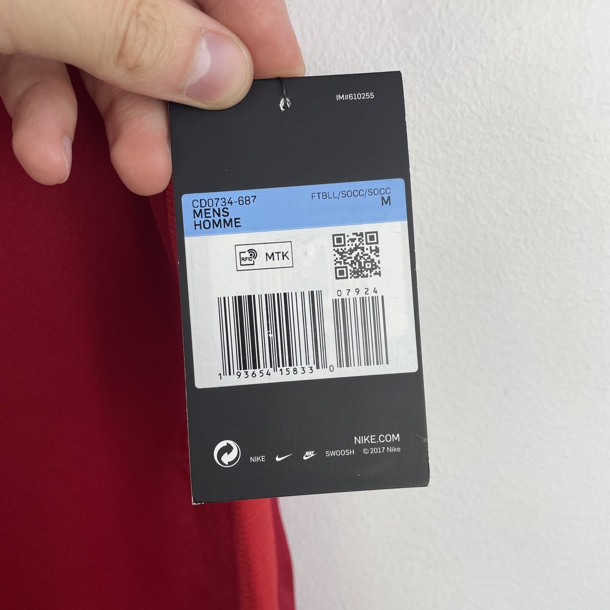 Nike Turkey National Team Nike Away Jersey Shirt 2020/2021 size M Size US M / EU 48-50 / 2 - 5 Thumbnail