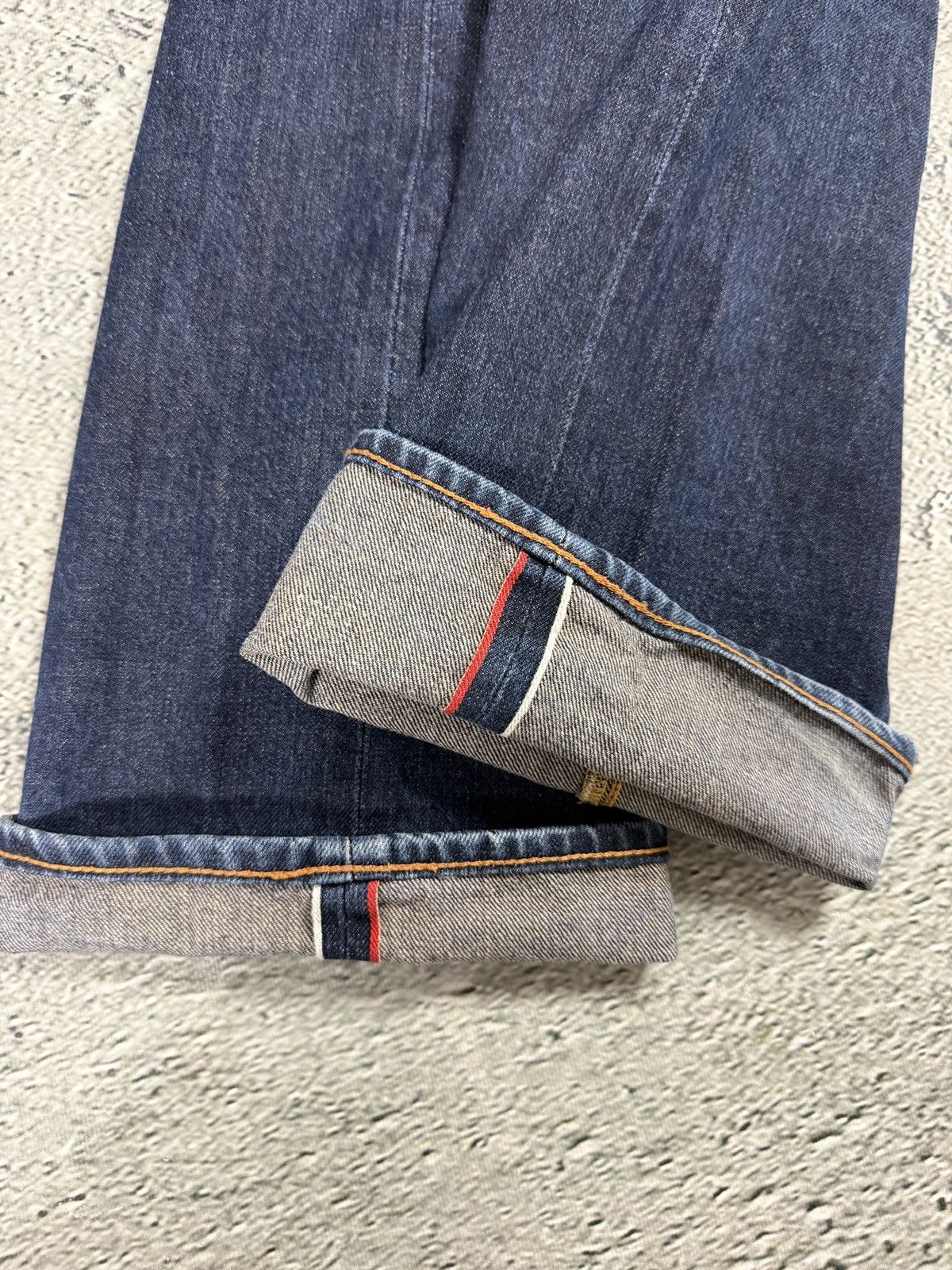 Evisu Evisu jeans daicock big logo red selvedge denim Size US 34 / EU 50 - 8 Thumbnail